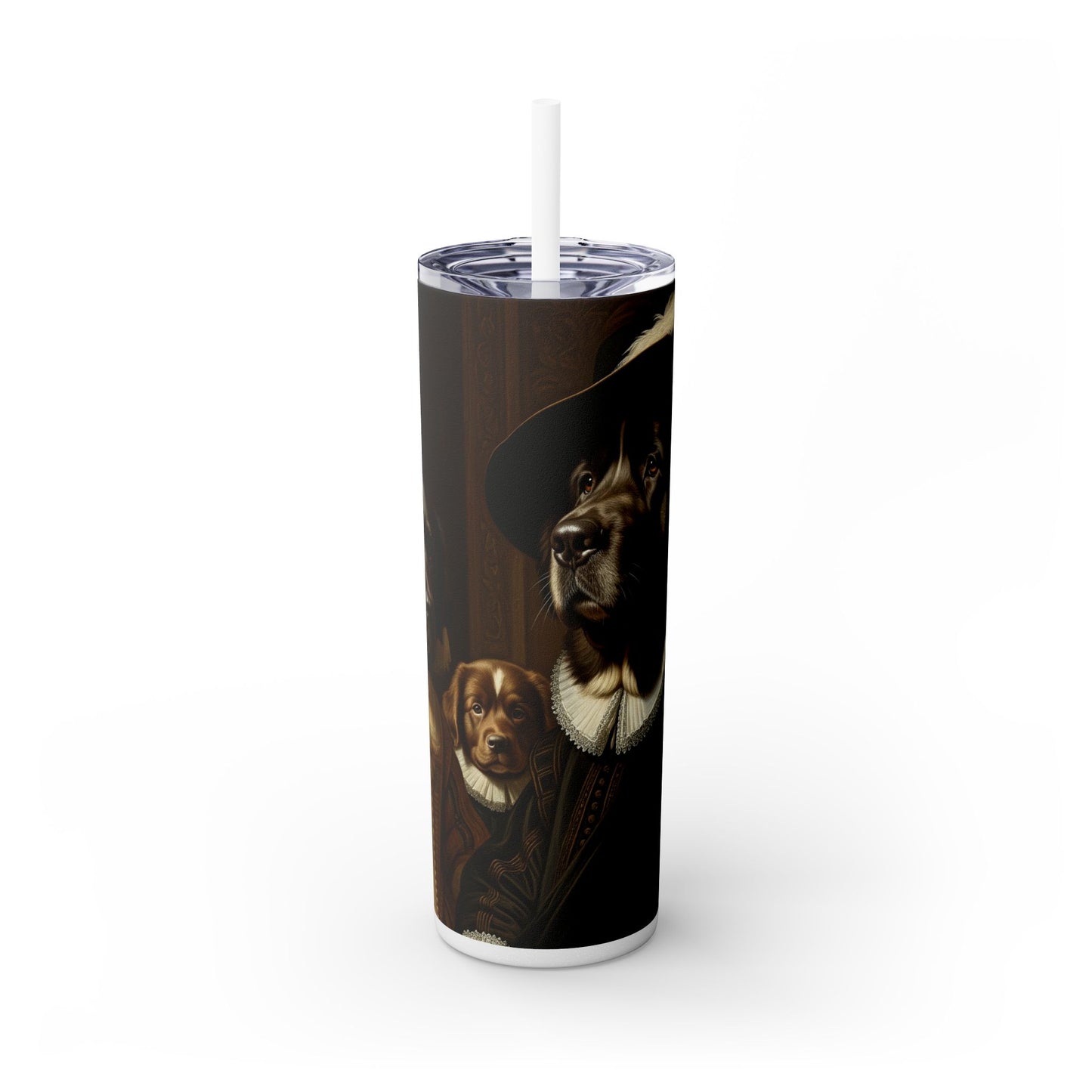 Newfoundland Skinny Tumbler with Straw, 20oz