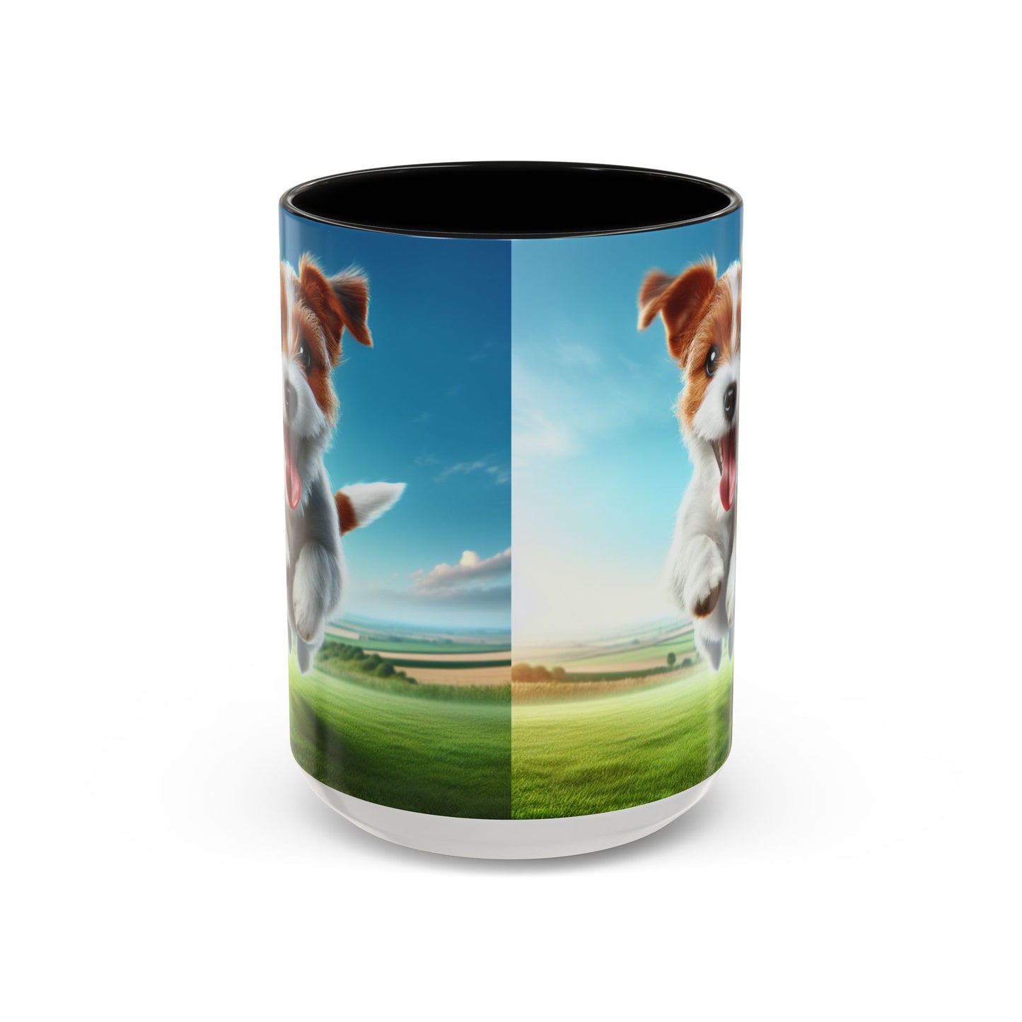 Russell Terrier Accent Coffee Mug - Perfect Gift for Dog Lovers