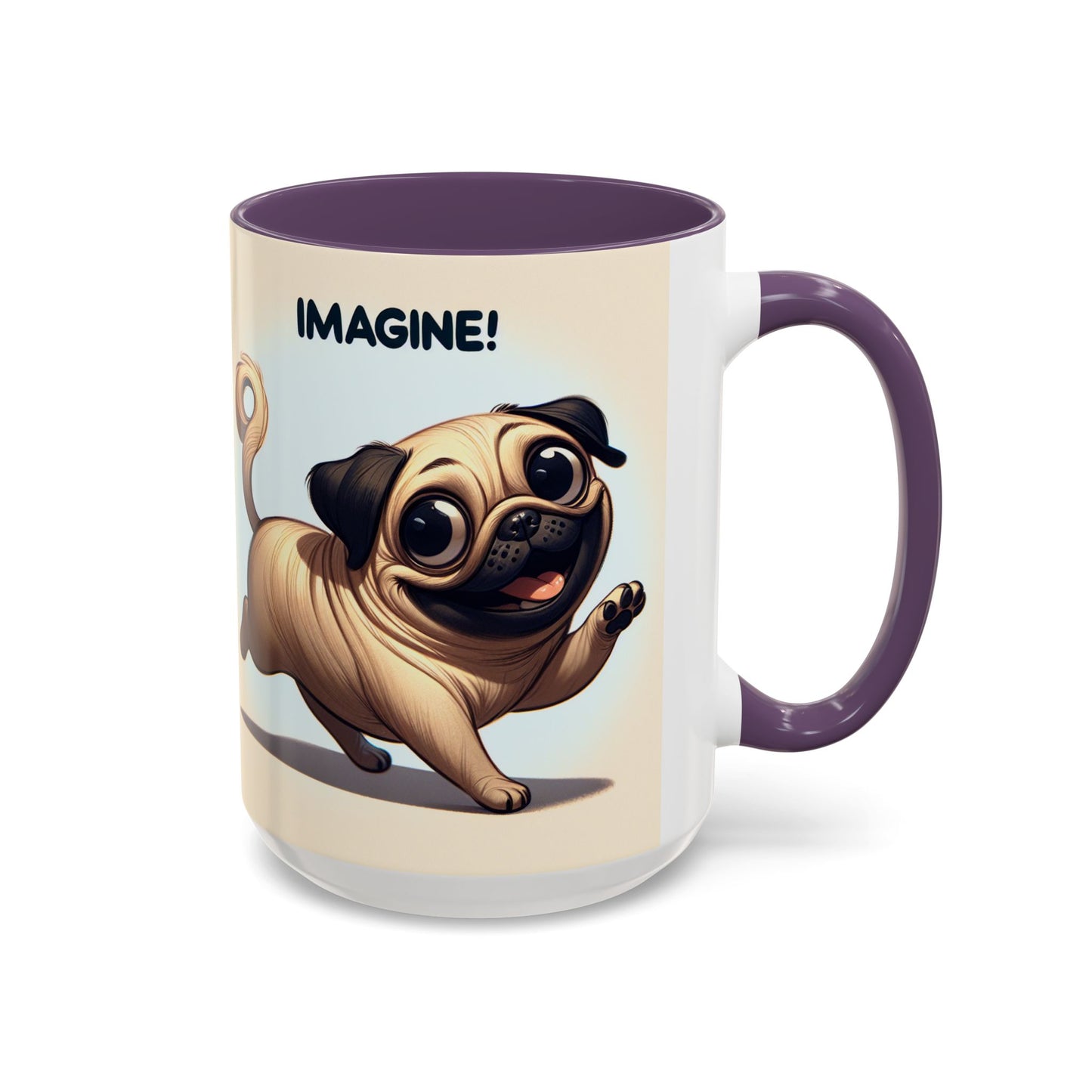 Pug Accent Coffee Mug - Perfect Gift for Dog Lovers