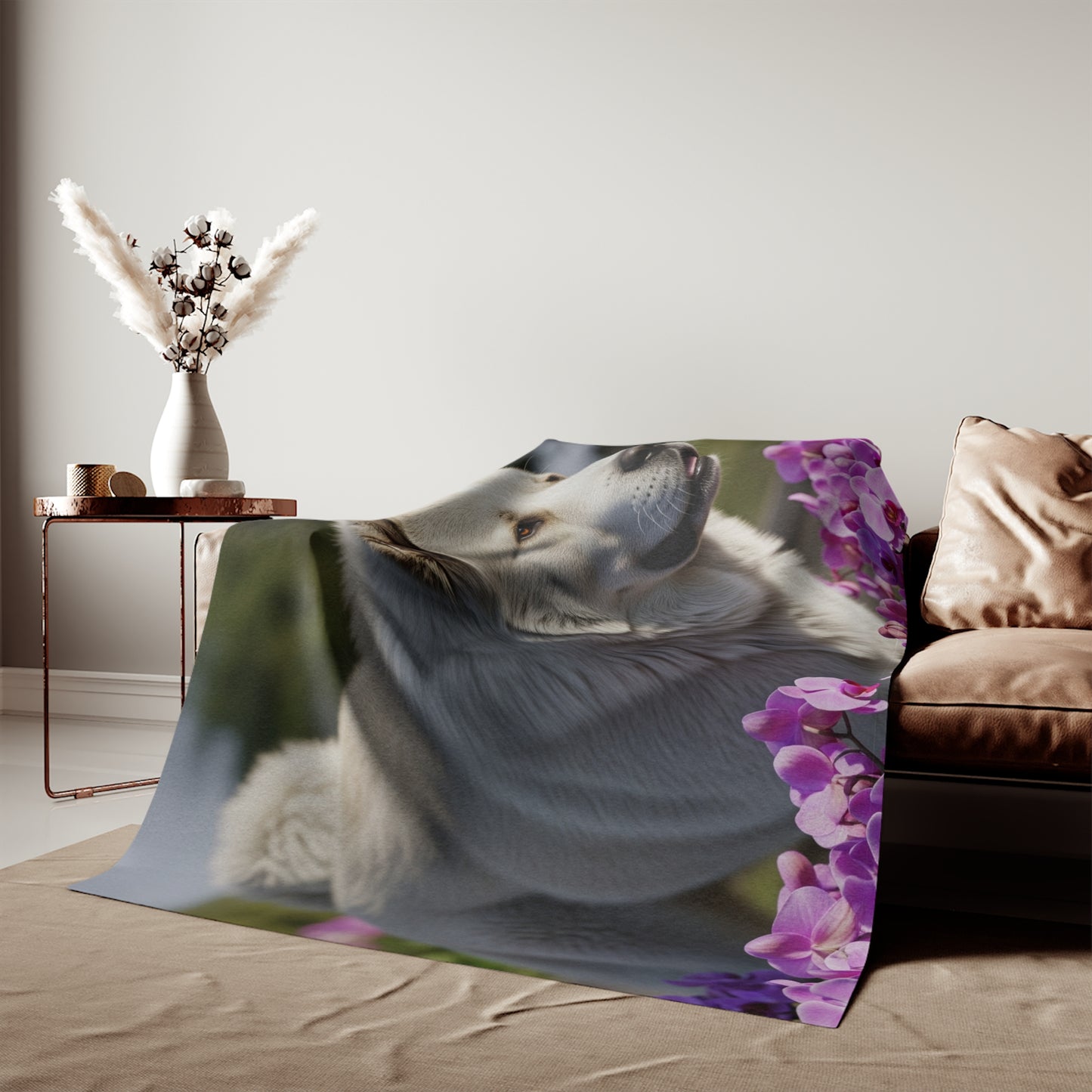 Caucasian Shepherd Dog Sweatshirt Blanket