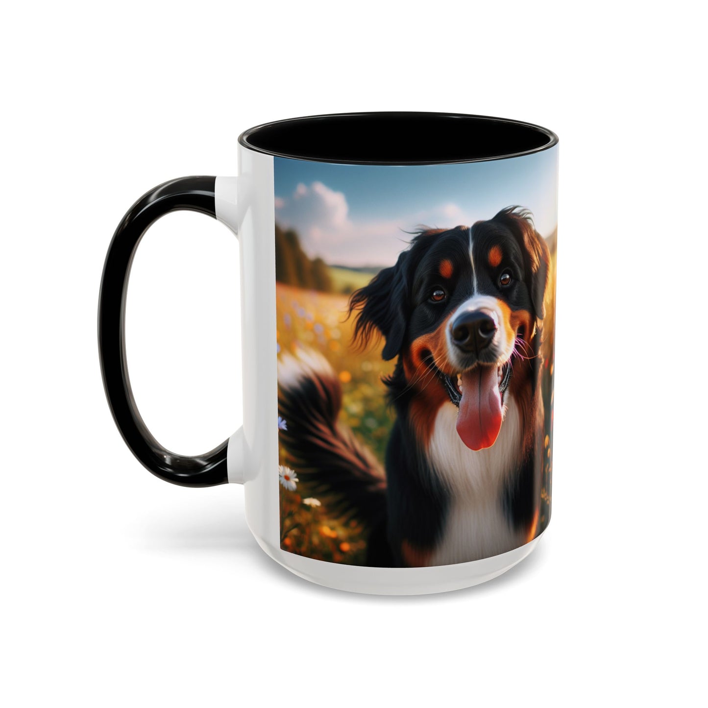 Bernese Mountain Dog Accent Coffee Mug - Perfect Gift for Dog Lovers