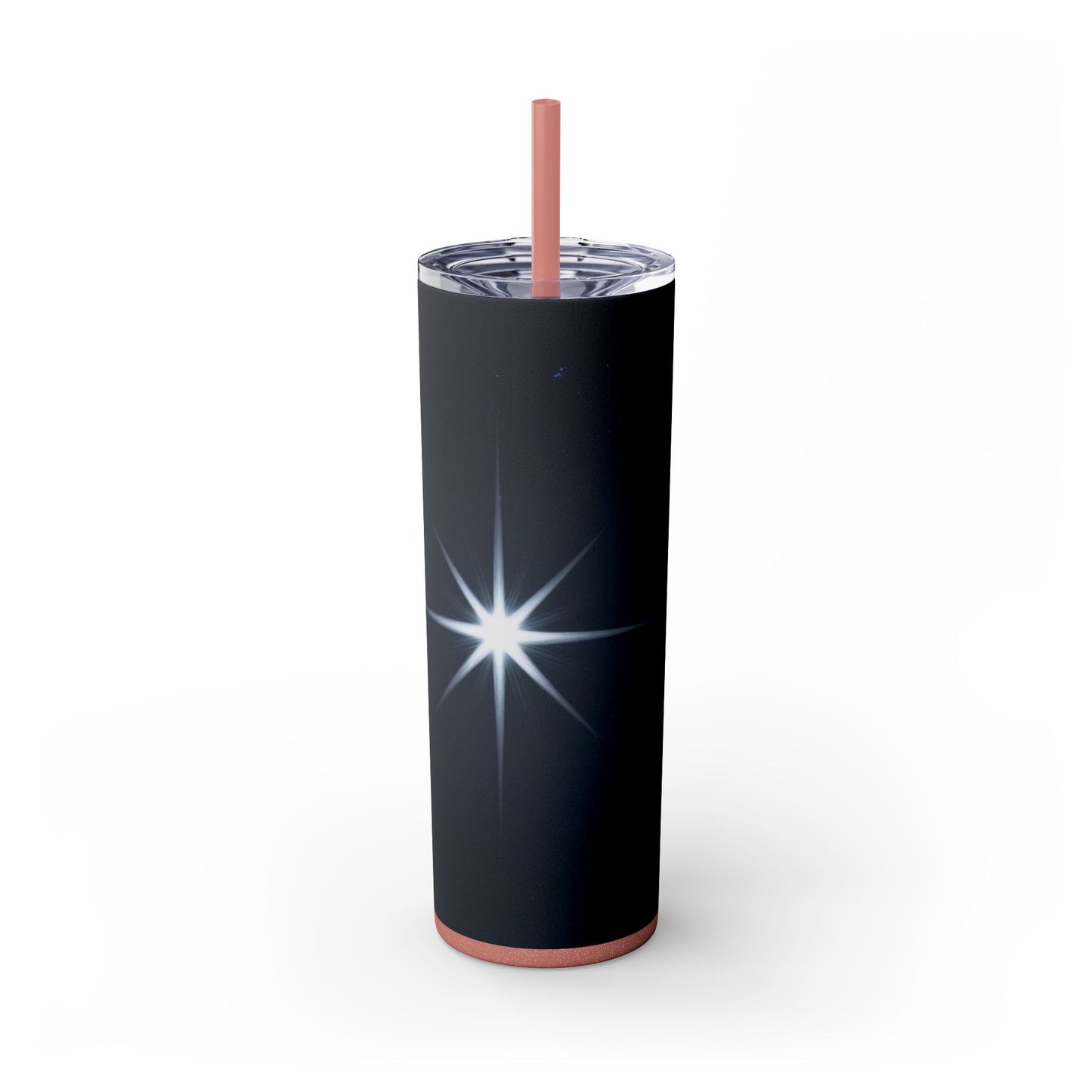 North Star Skinny Tumbler with Straw, 20oz