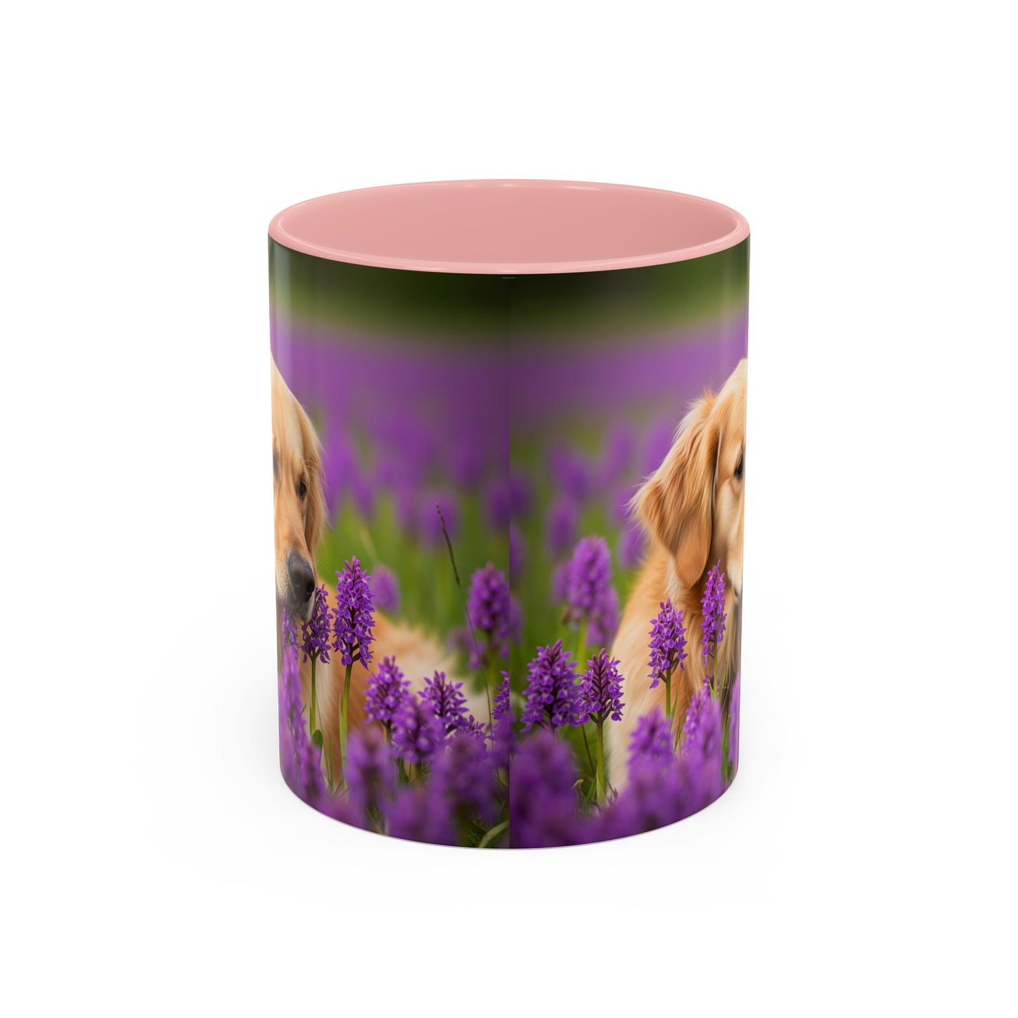 Golden Retriever Accent Coffee Mug - Perfect Gift for Dog Lovers