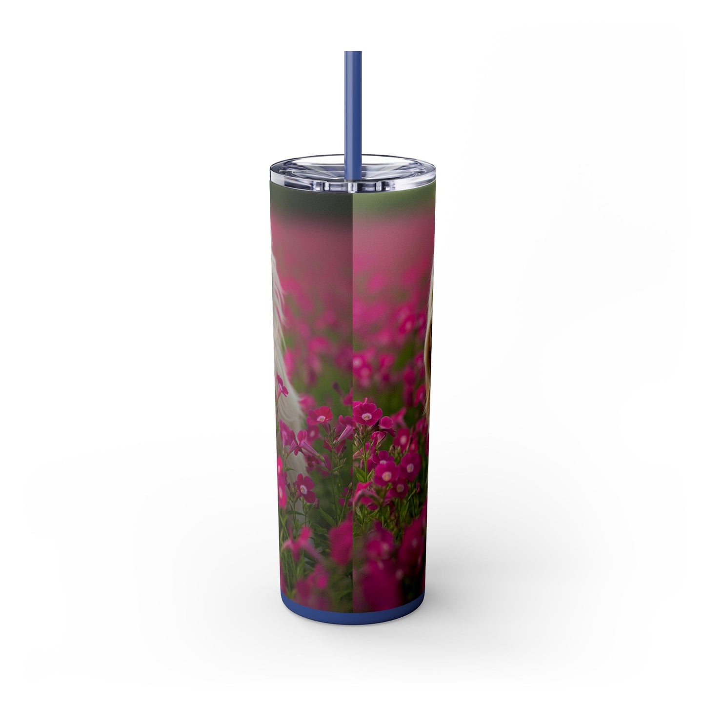 Tibetan Terrier Tumbler with Straw, 20oz