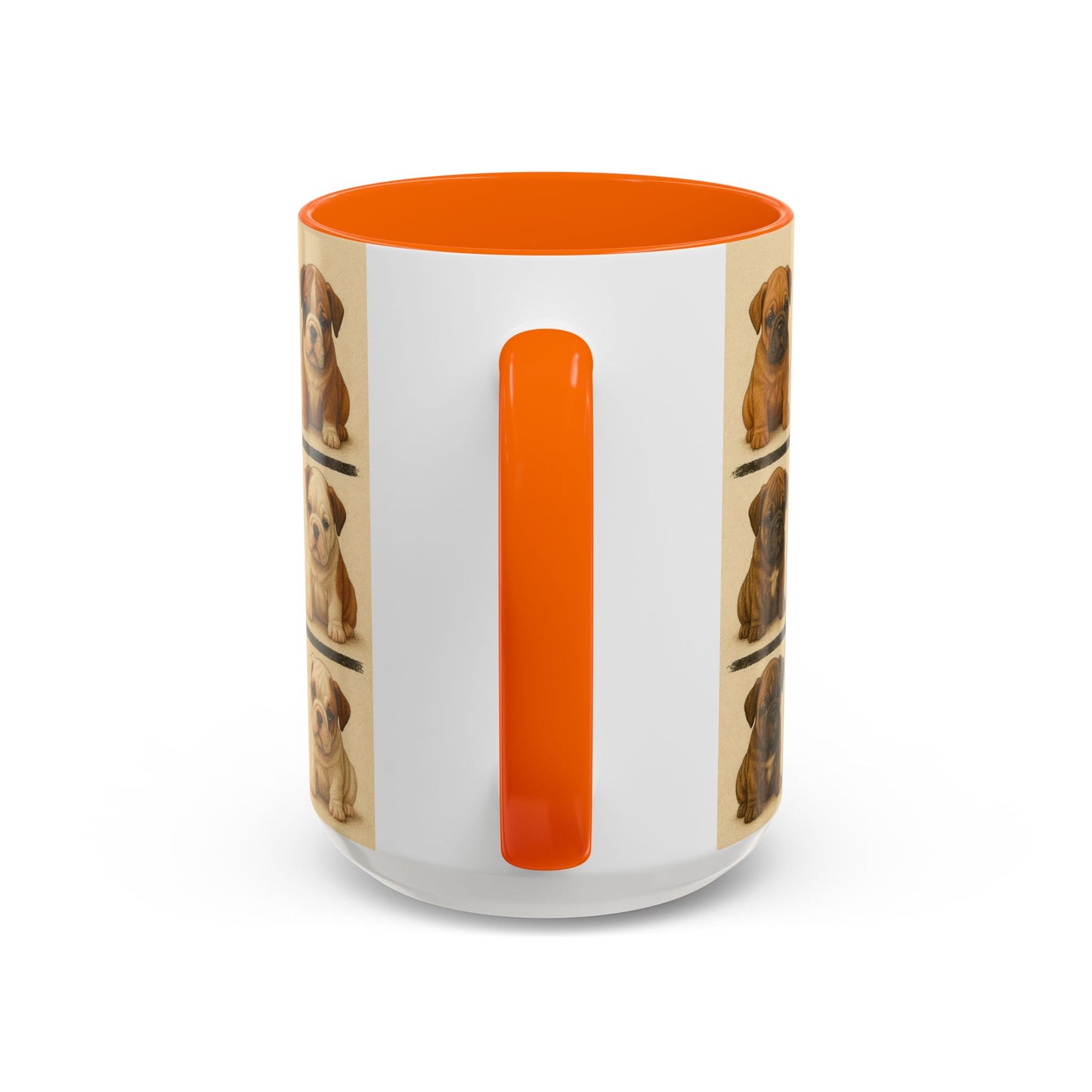 Bulldog puppies Accent Coffee Mug - Perfect Gift for Dog Lovers