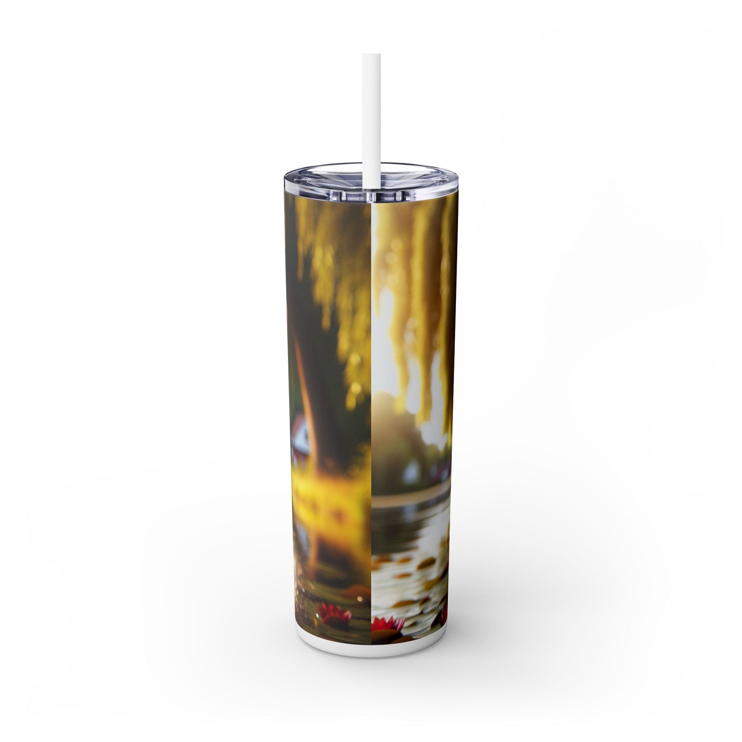 Nova Scotia Duck Trolling Retriever Skinny Tumbler with Straw, 20oz