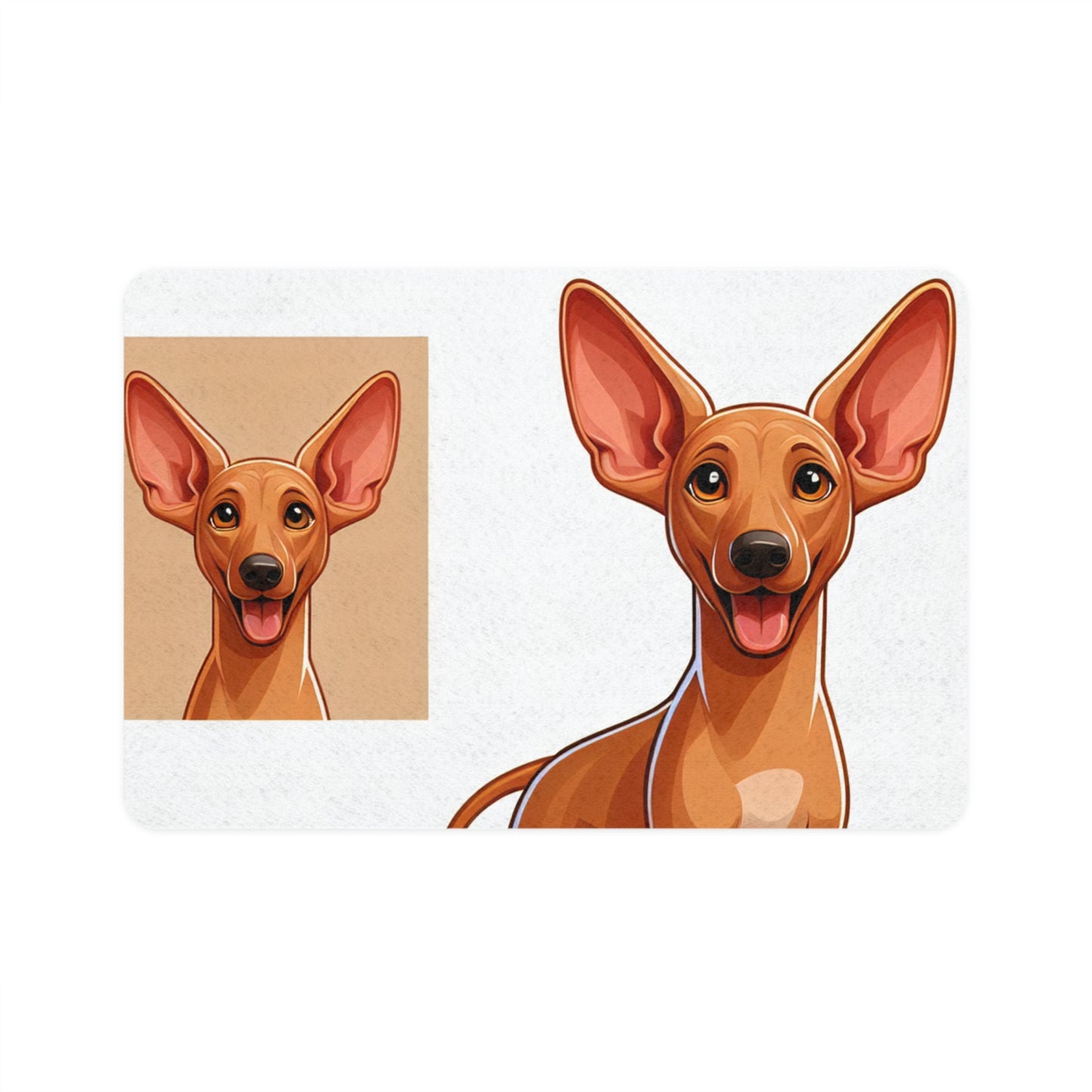 Pet Food Mat (12x18) - Pharaoh Hound