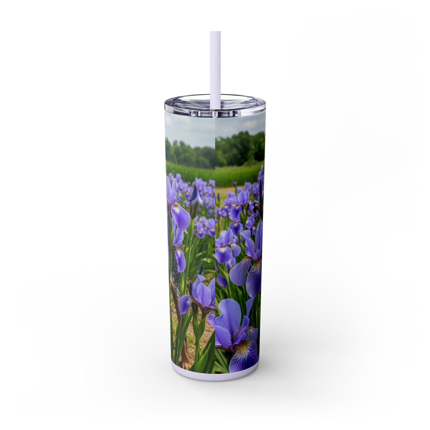 Bluetick Coonhound Tumbler with Straw, 20oz