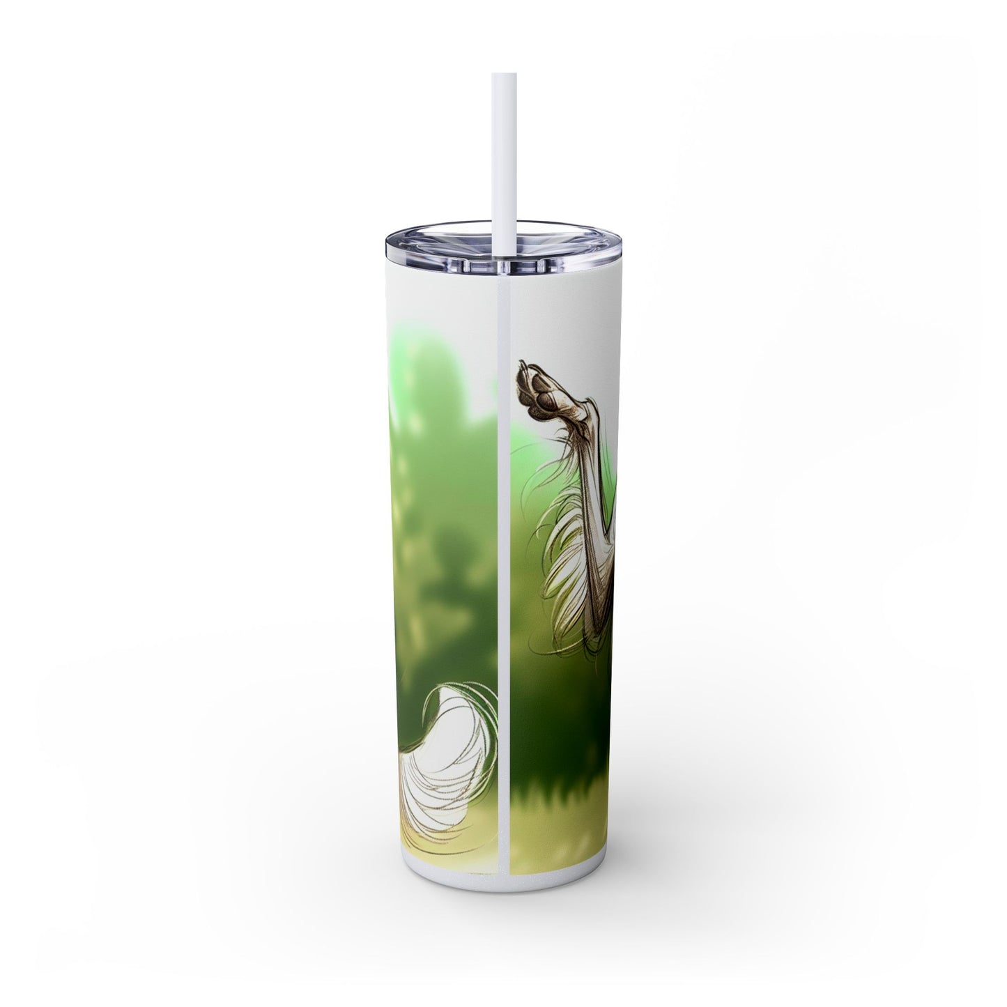Borzoi Tumbler with Straw, 20oz