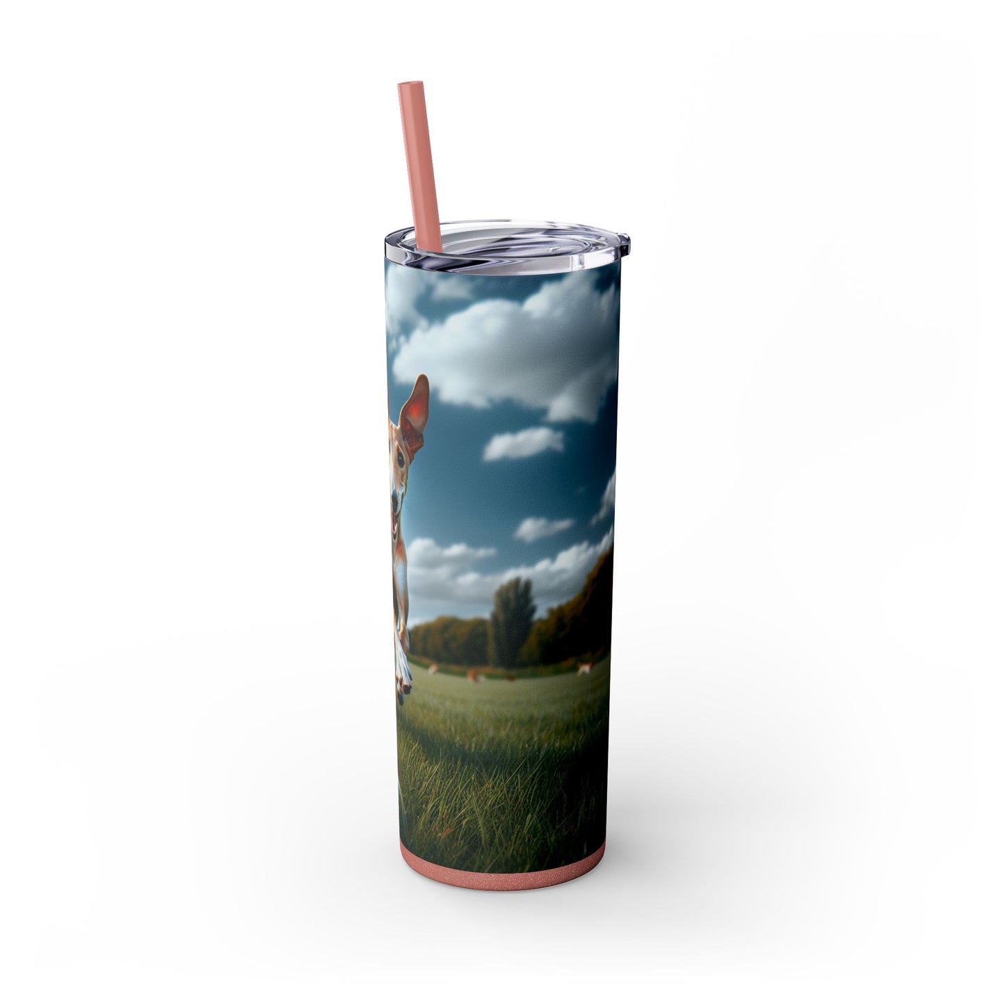 Ibizan Hound Tumbler with Straw, 20oz