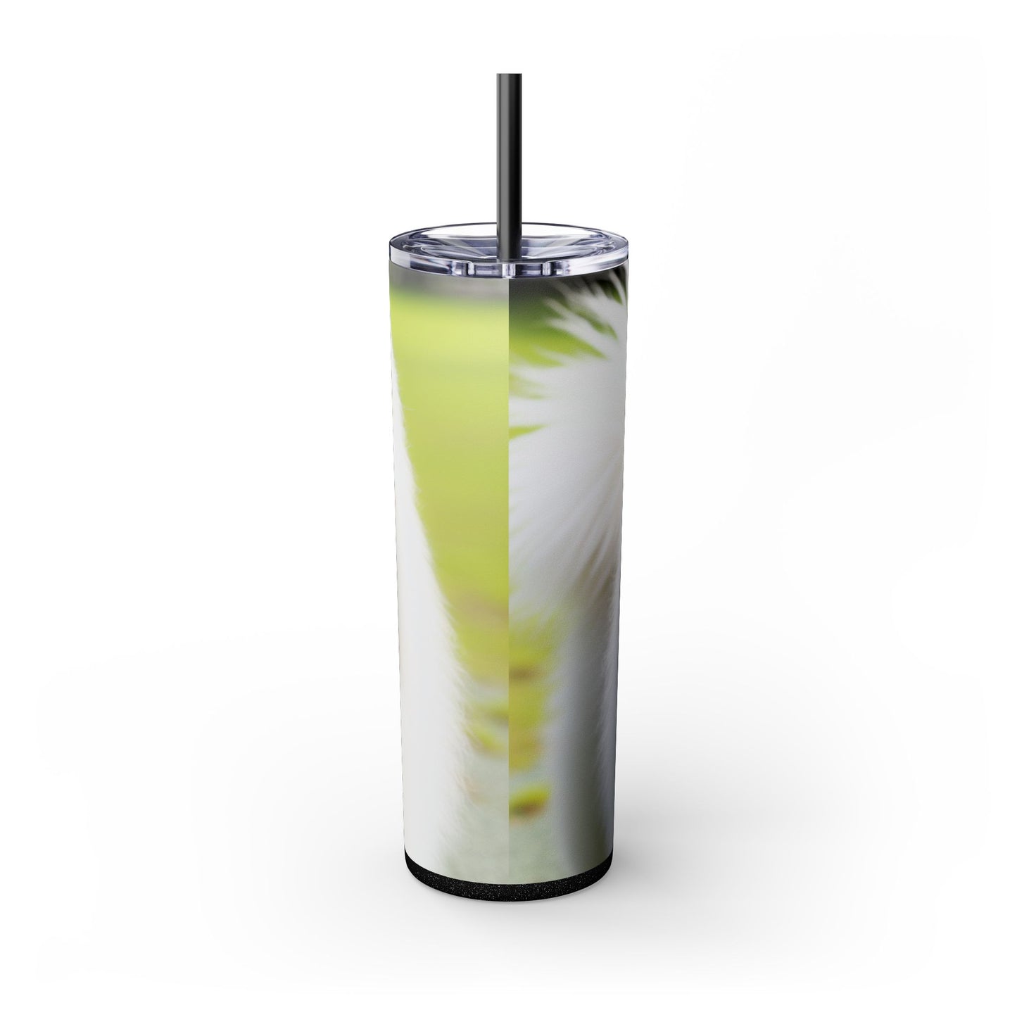 Samoyed Skinny Tumbler with Straw, 20oz