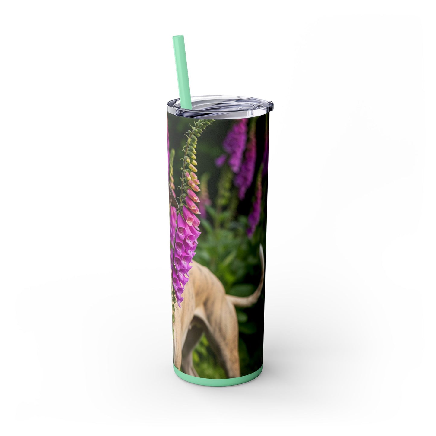 Whippet Skinny Tumbler with Straw, 20oz