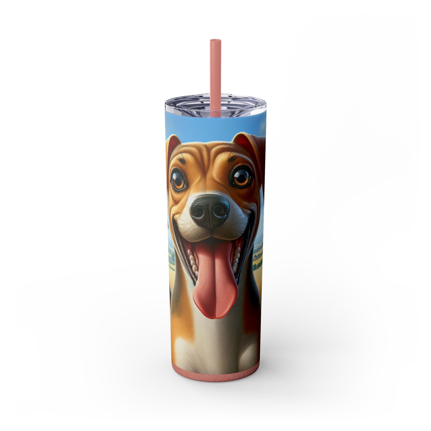 Banjara Hound Tumbler with Straw, 20oz