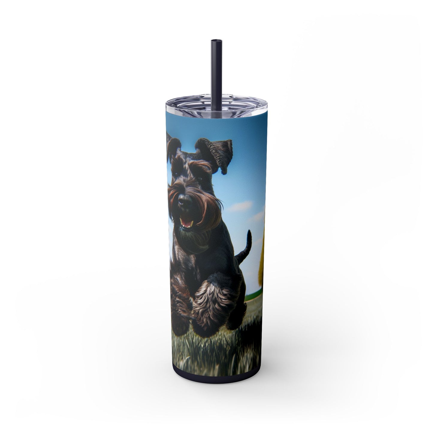 Giant Schnauzer Tumbler with Straw, 20oz