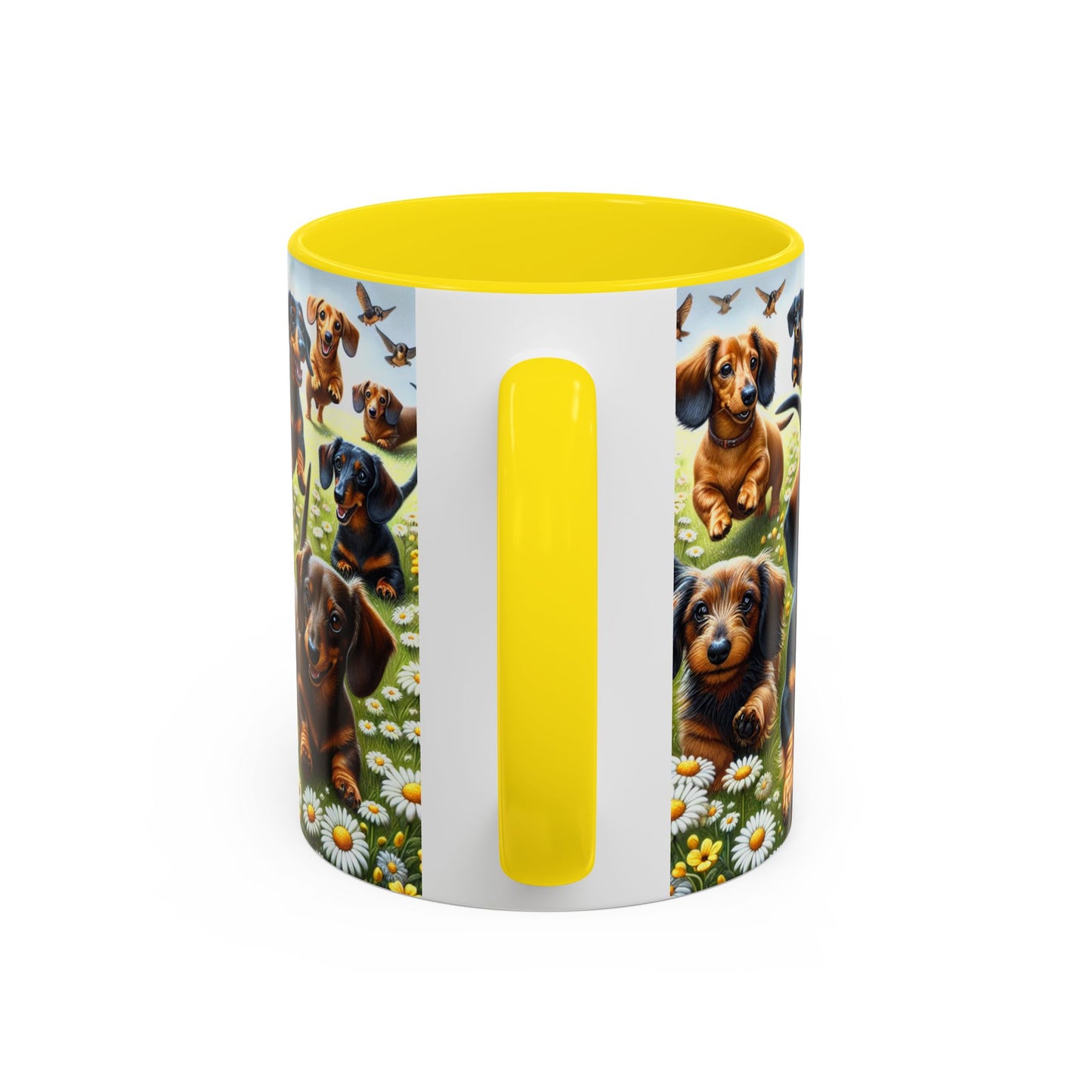 Dachshund Accent Coffee Mug - Perfect Gift for Dog Lovers