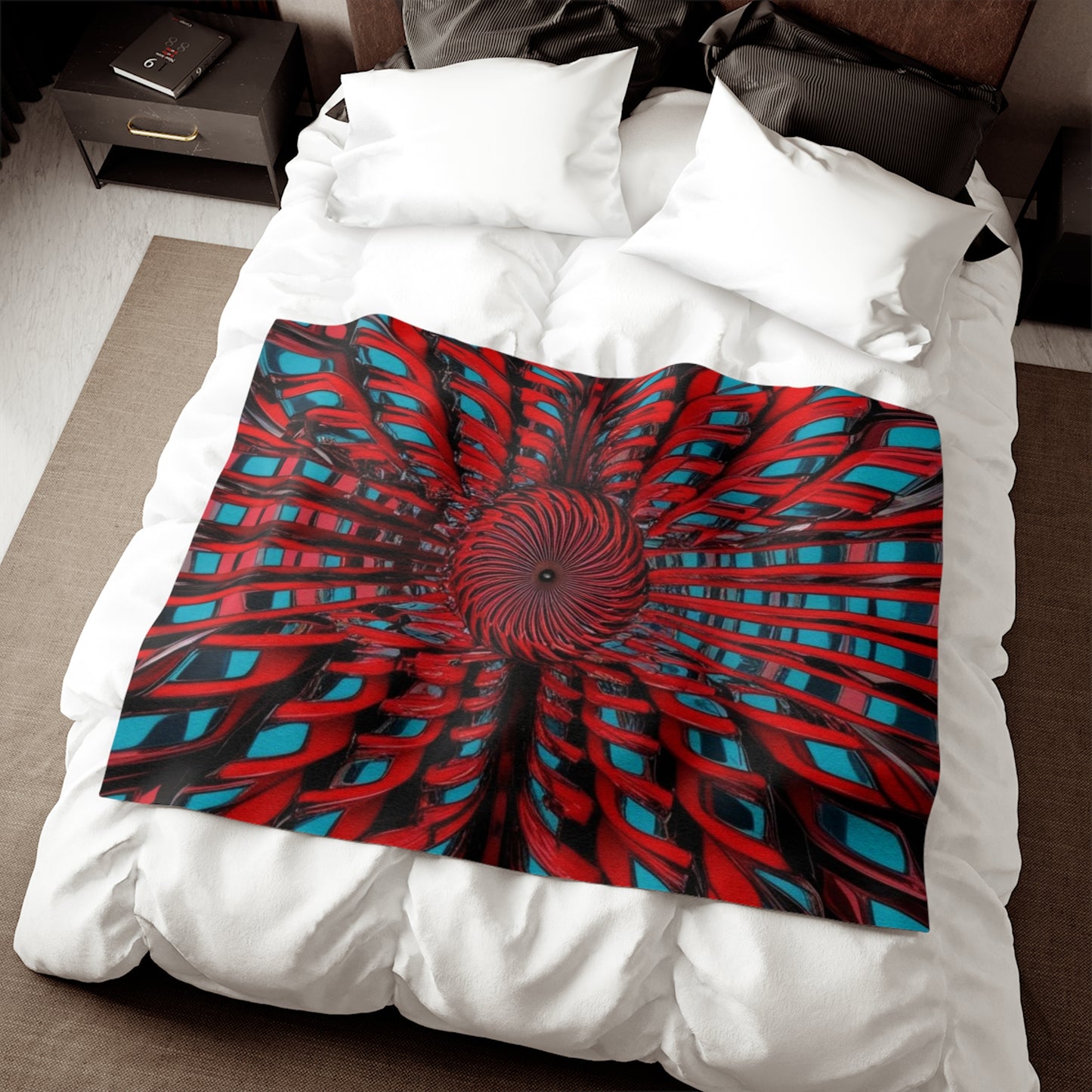 Optical Illusion Sweatshirt Blanket