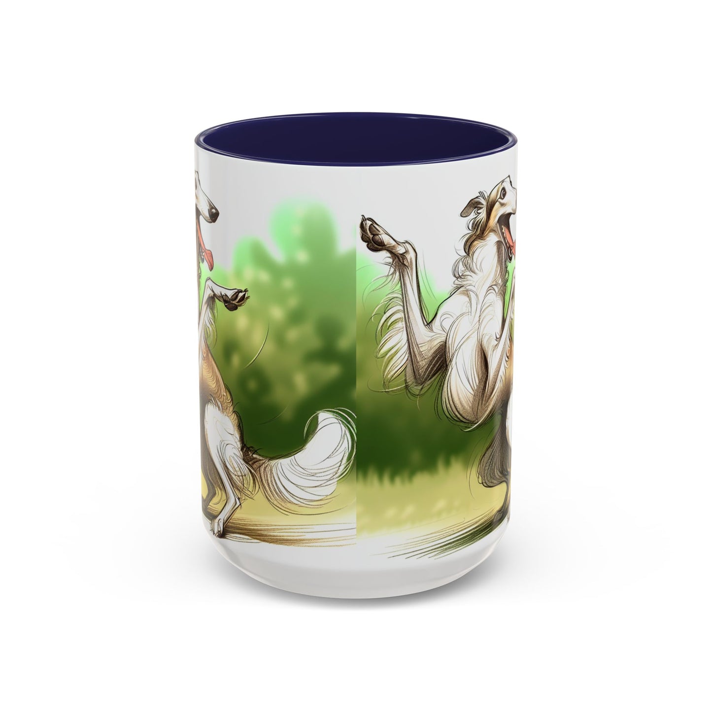 Borzoi Accent Coffee Mug - Perfect Gift for Dog Lovers