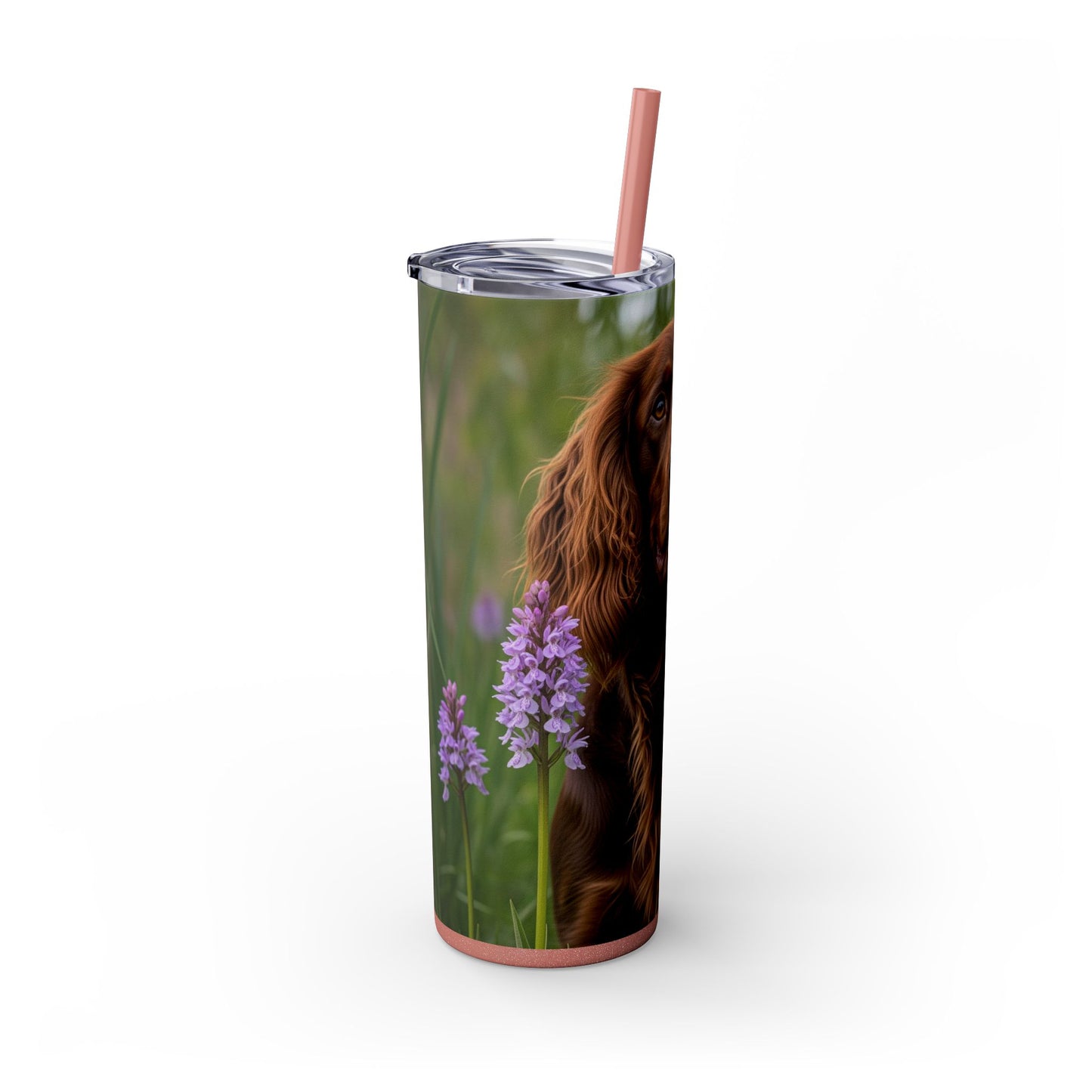 Pont-Audemer Spaniel Tumbler with Straw, 20oz