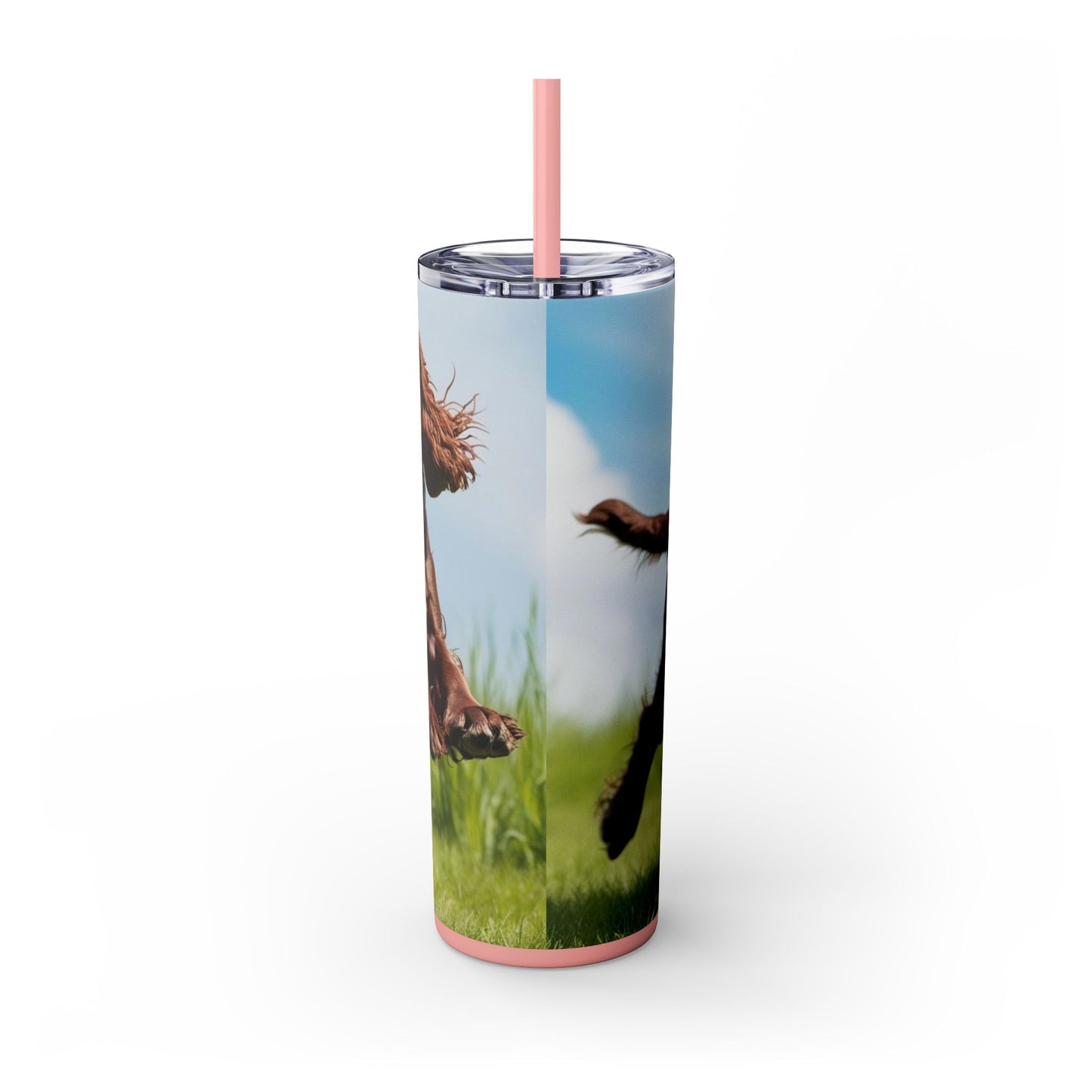 Irish Water Spaniel Tumbler with Straw, 20oz