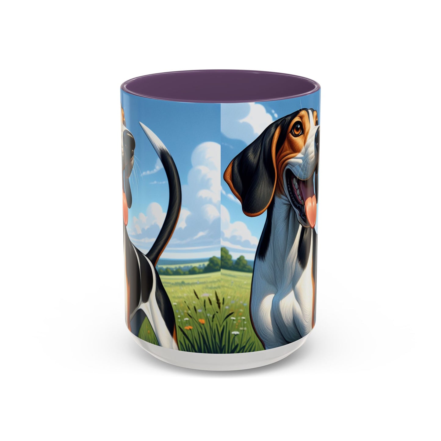 Treeing Walker Coonhound Accent Coffee Mug - Perfect Gift for Dog Lovers