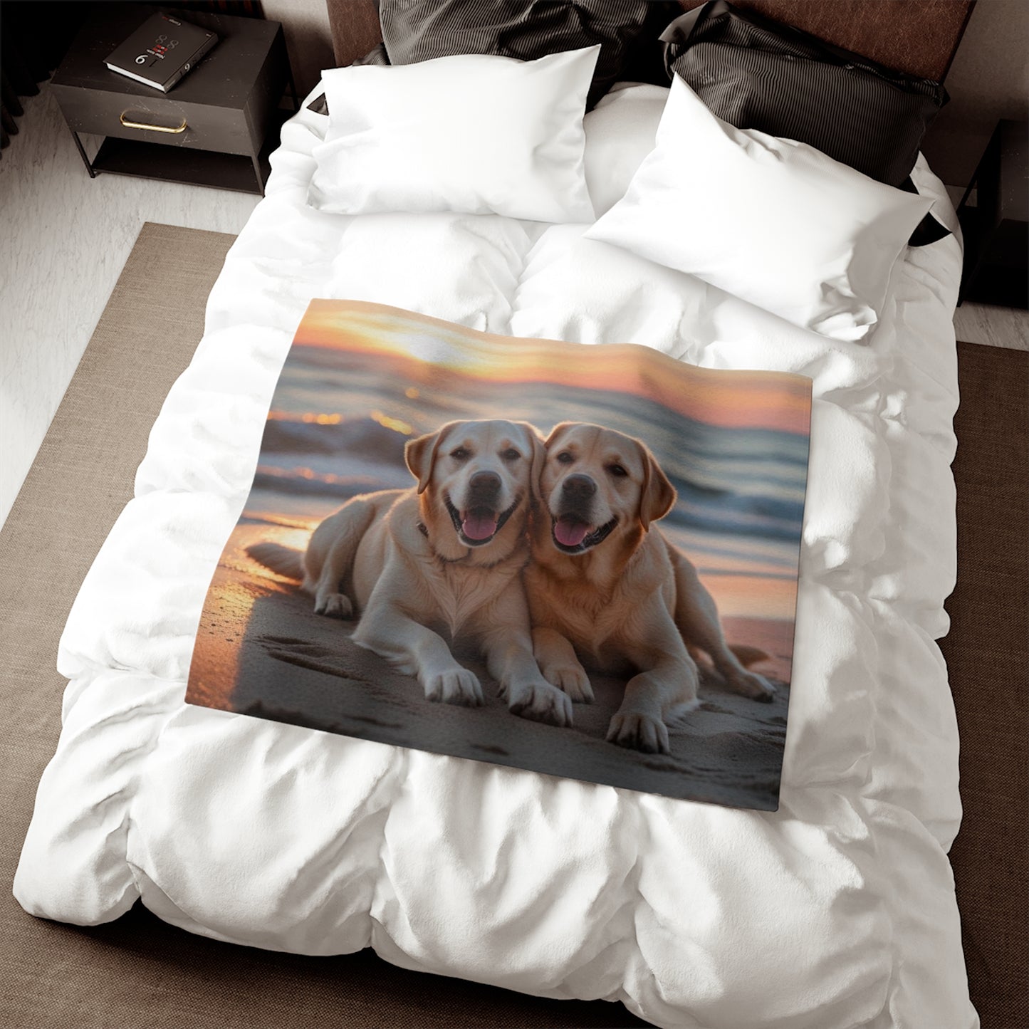 Labrador Retriever Love Sweatshirt Blanket