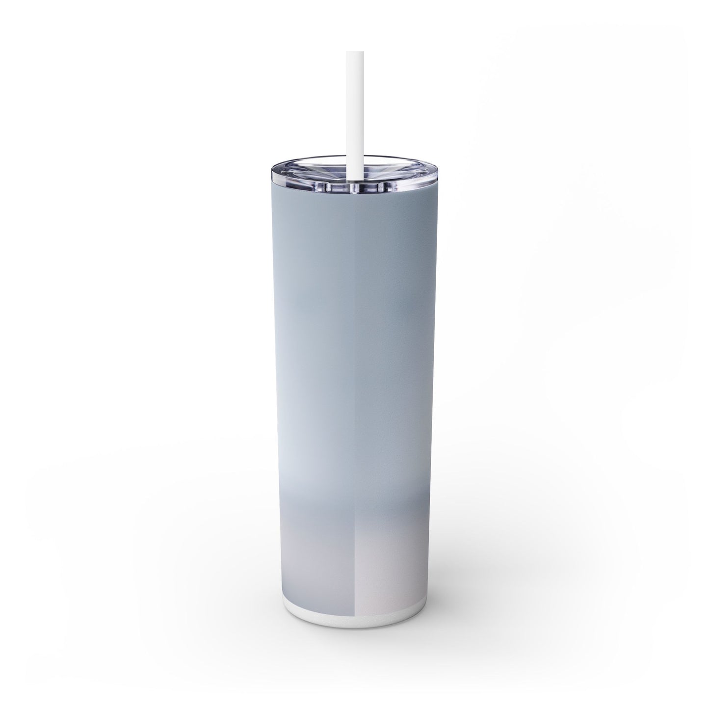 Miniature Bull Terrier Tumbler with Straw, 20oz