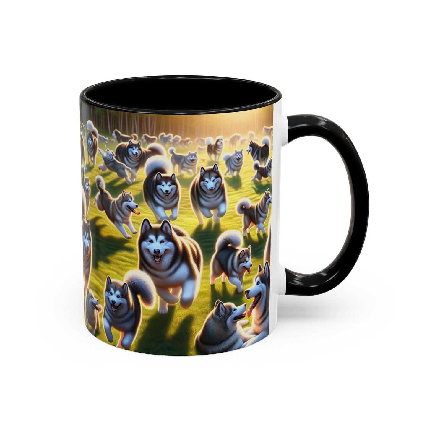 Alaskan Malamute Accent Coffee Mug - Perfect Gift for Dog Lovers