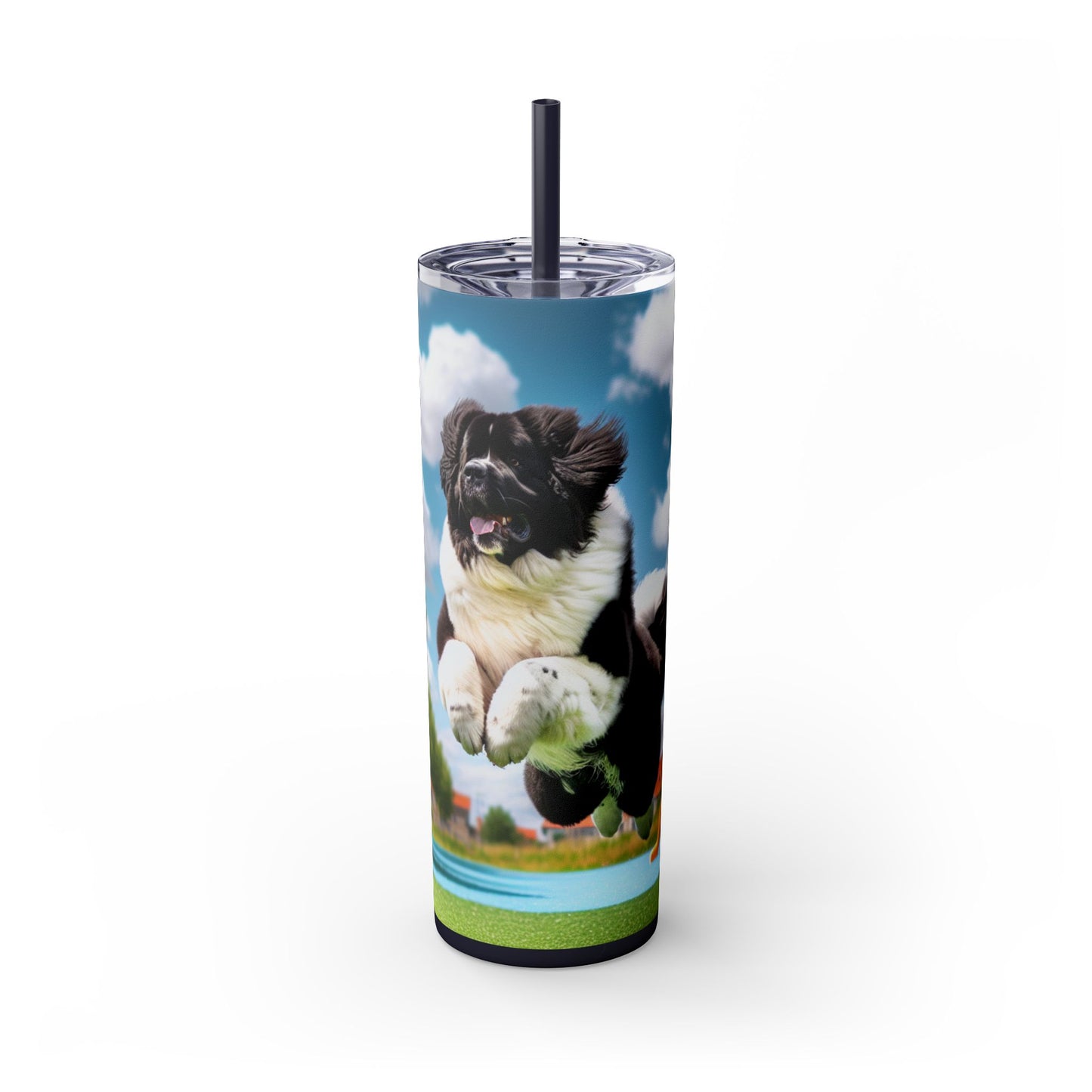 Landseer Tumbler with Straw, 20oz