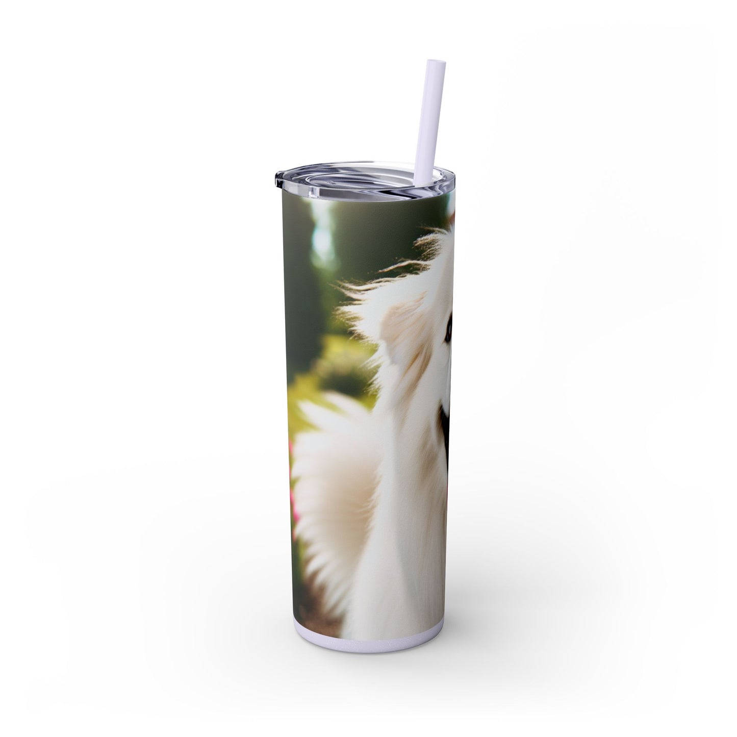 Slovensky Cuvac Tumbler with Straw, 20oz