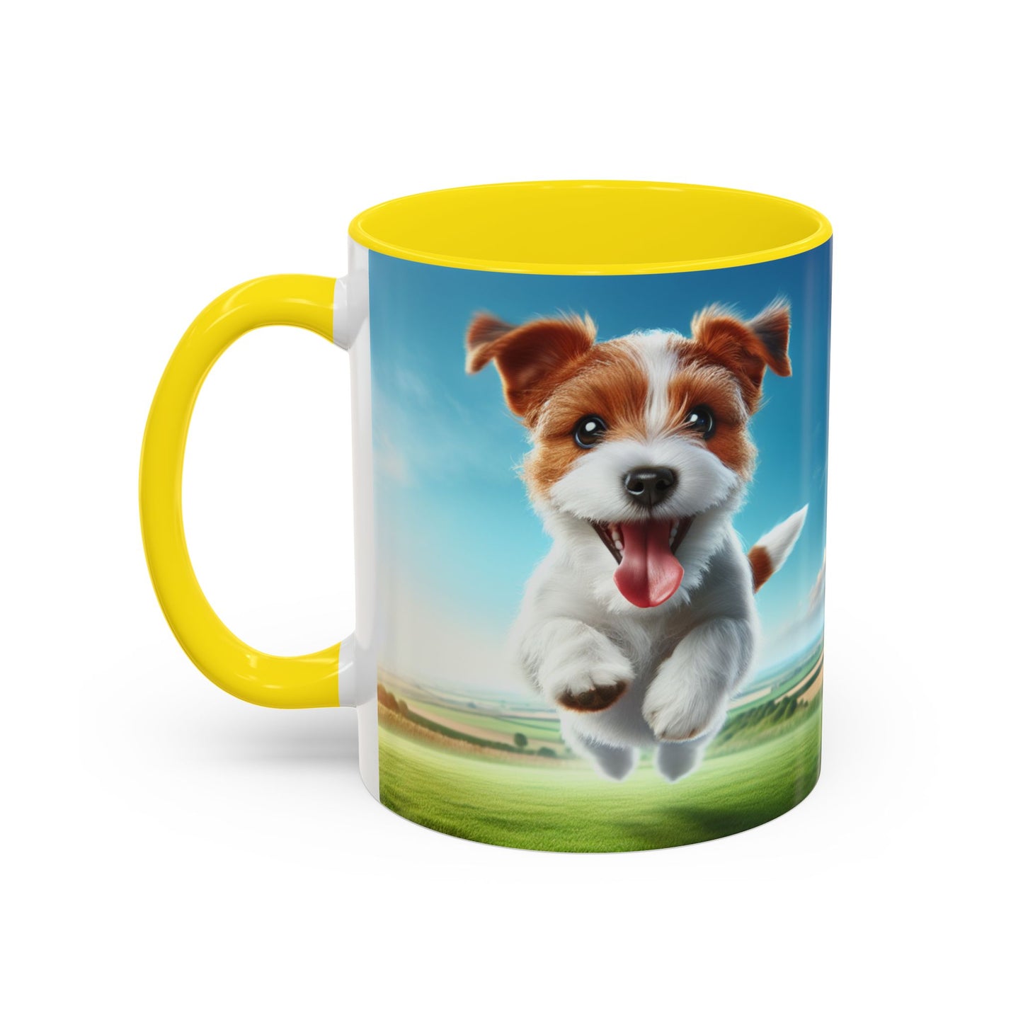 Russell Terrier Accent Coffee Mug - Perfect Gift for Dog Lovers
