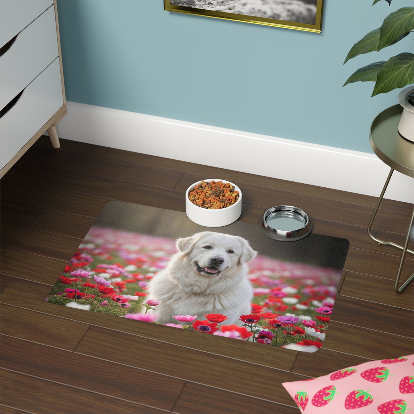 Pet Food Mat (12x18) - Maremma Sheepdog