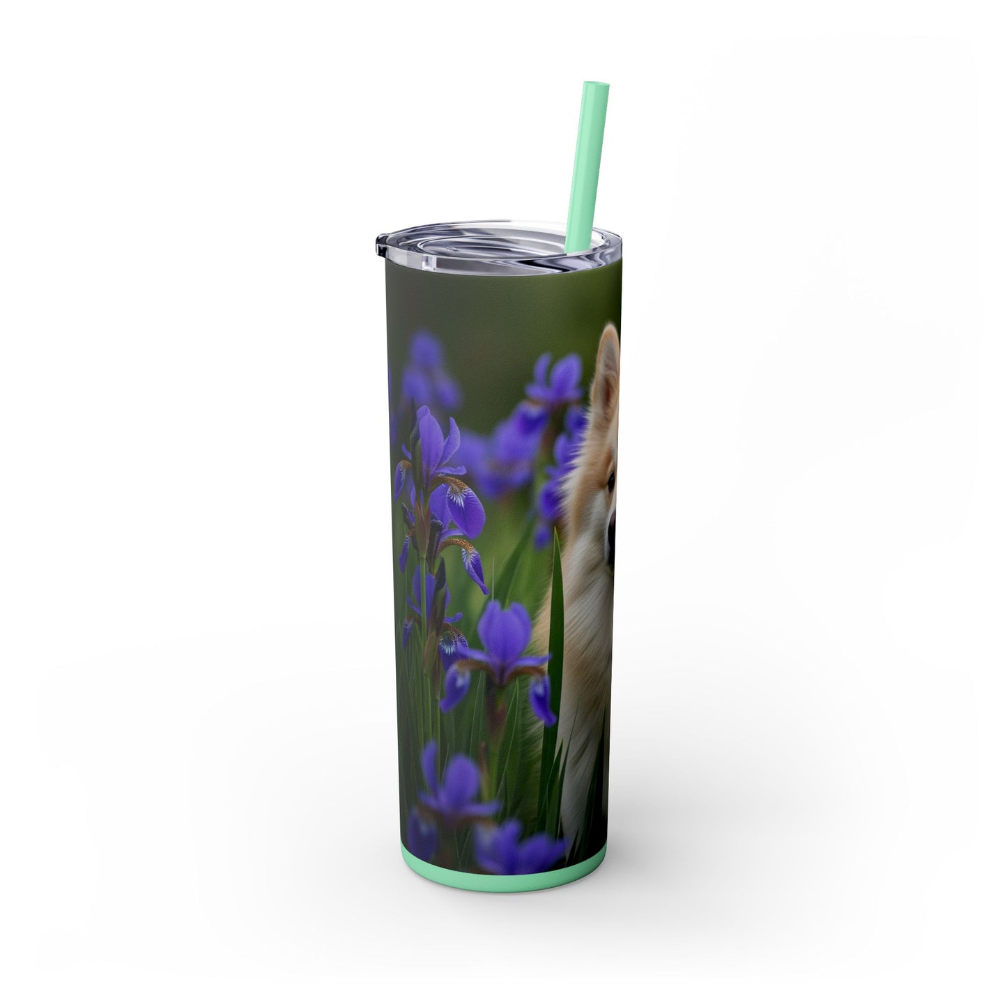 Pomsky Tumbler with Straw, 20oz