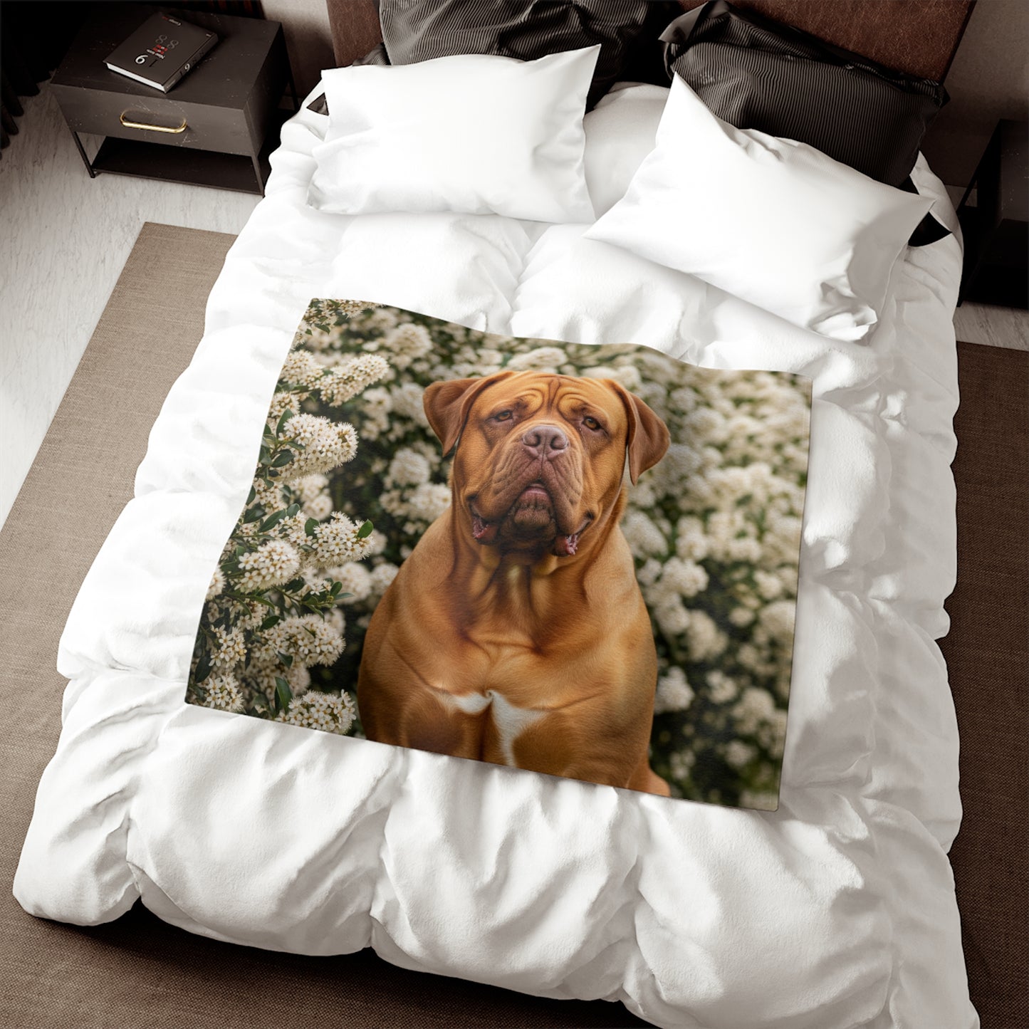 Dogue de Bordeaux Sweatshirt Blanket