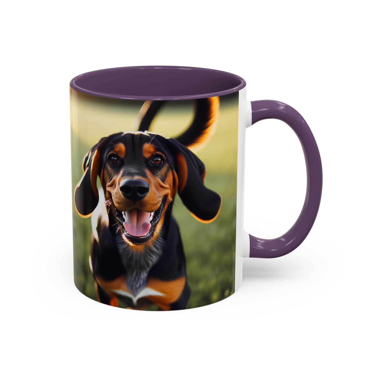 Black and Tan Coonhound Accent Coffee Mug - Perfect Gift for Dog Lovers