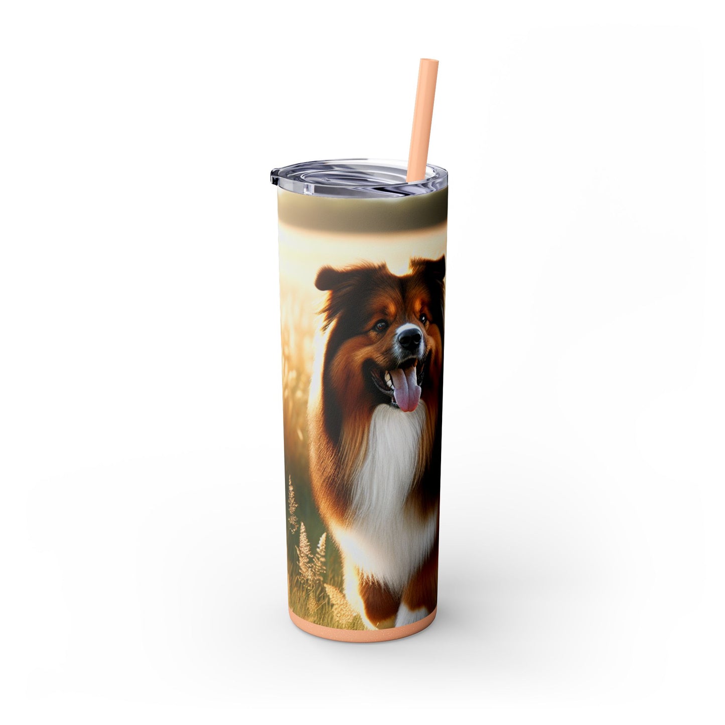 Bohemian Shepherd Tumbler with Straw, 20oz