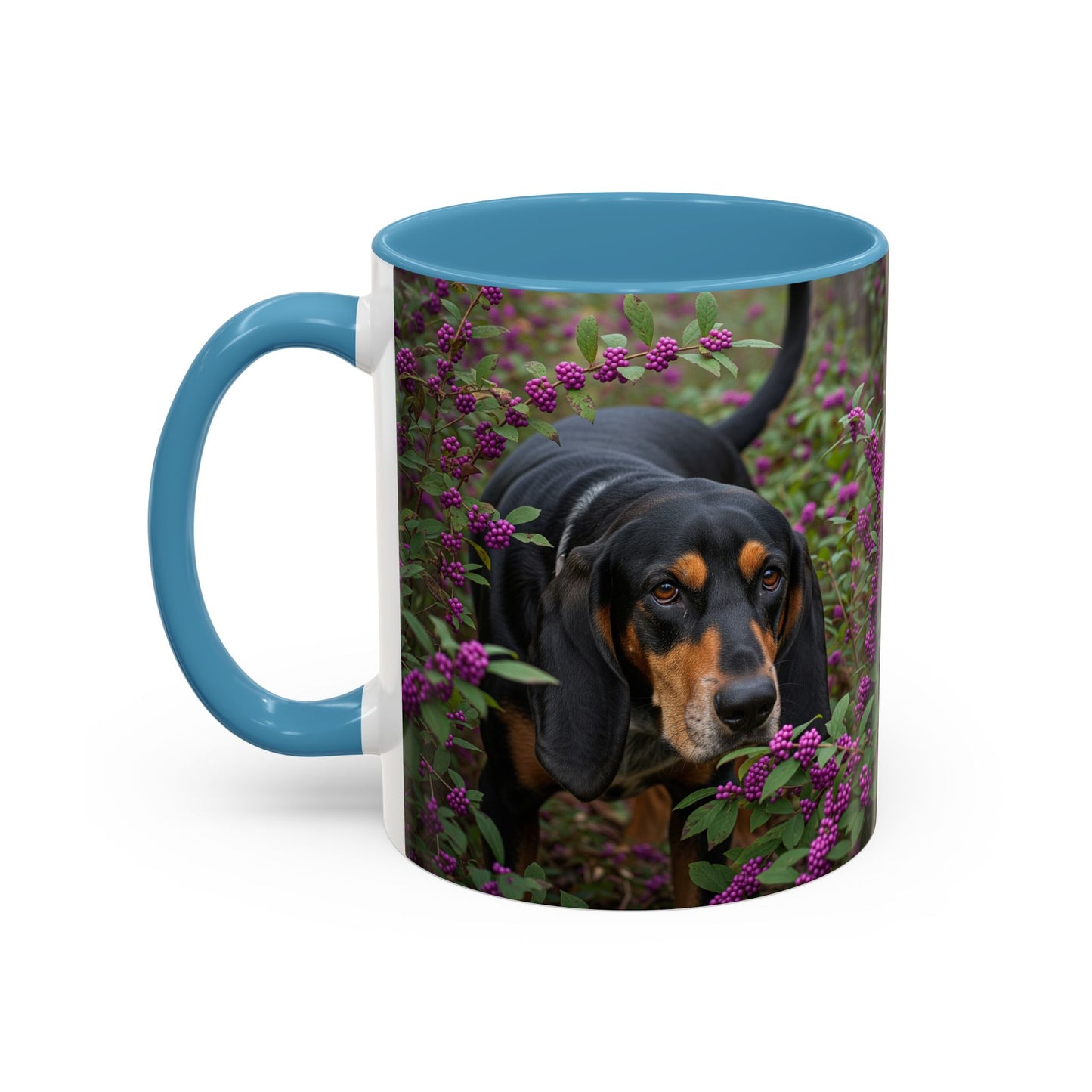 Black and Tan Coonhound Accent Coffee Mug - Perfect Gift for Dog Lovers
