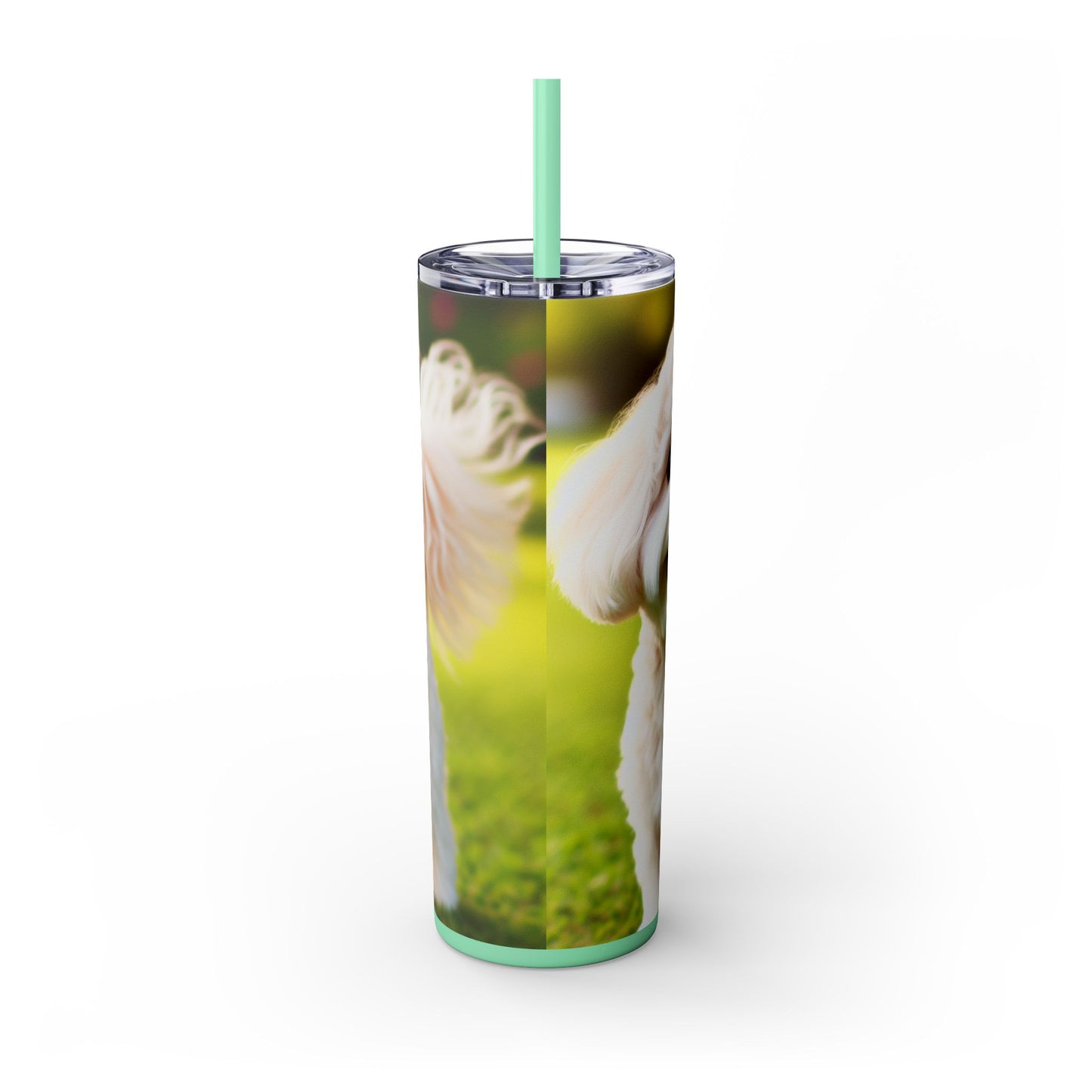 Maltipoo Tumbler with Straw, 20oz