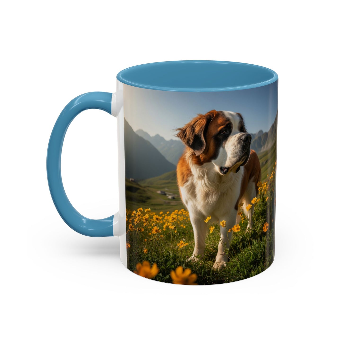 Saint Bernard Accent Coffee Mug - Perfect Gift for Dog Lovers