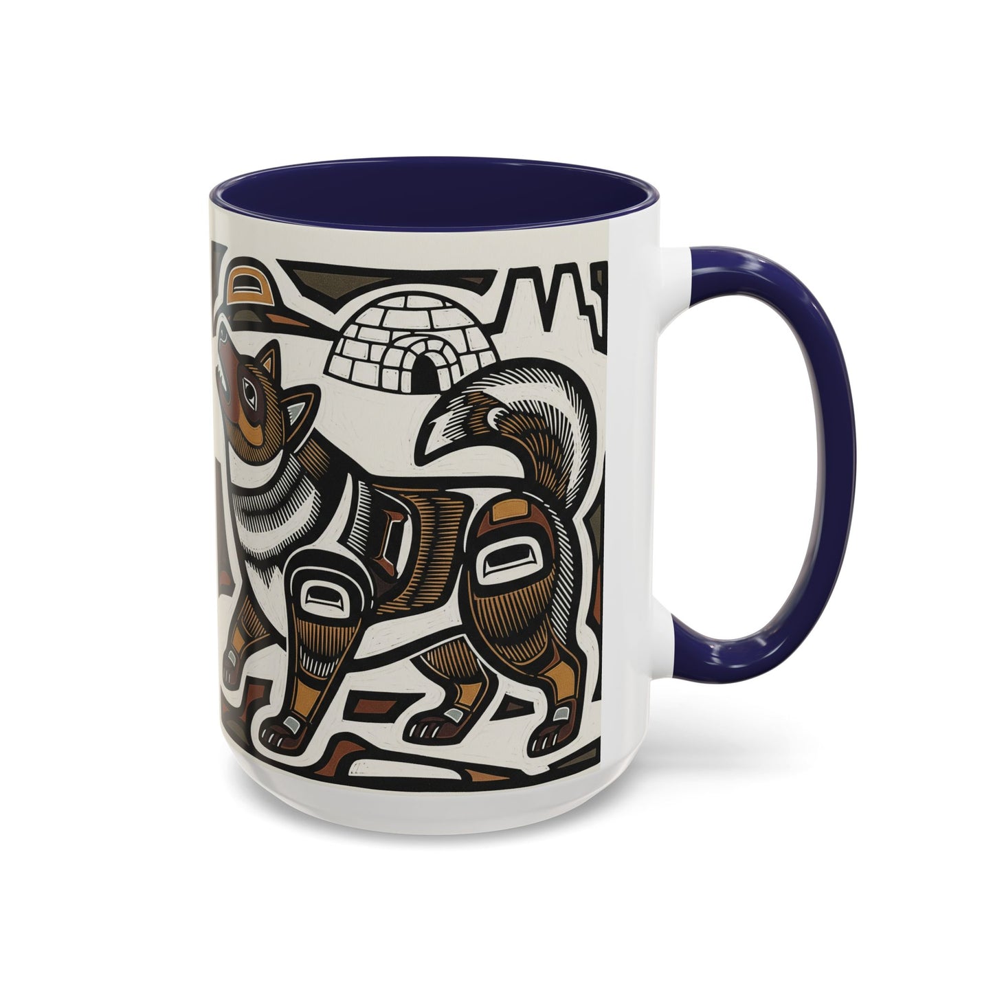 Canadian Eskimo Dog Accent Coffee Mug - Perfect Gift for Dog Lovers