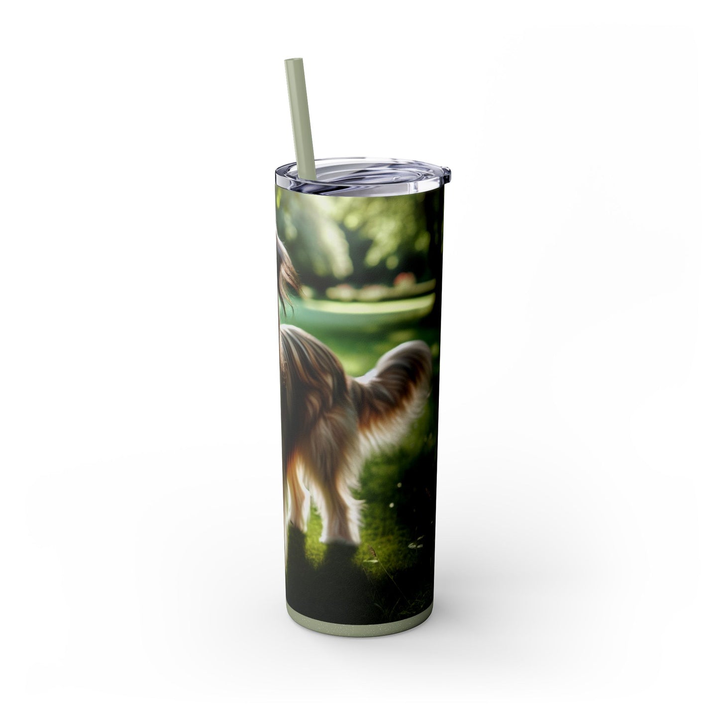 Pyrenean Shepherd Tumbler with Straw, 20oz