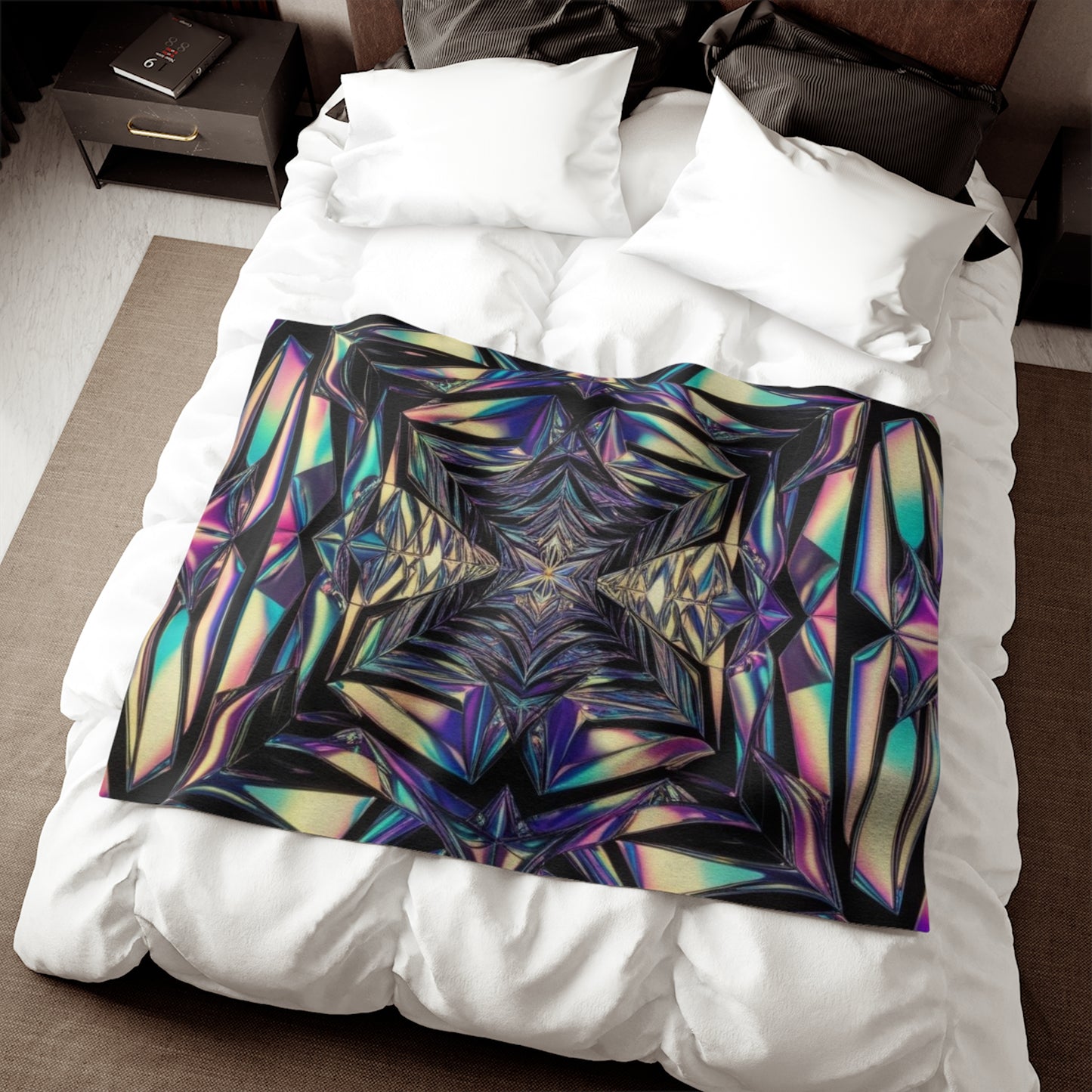 Optical Illusion Sweatshirt Blanket