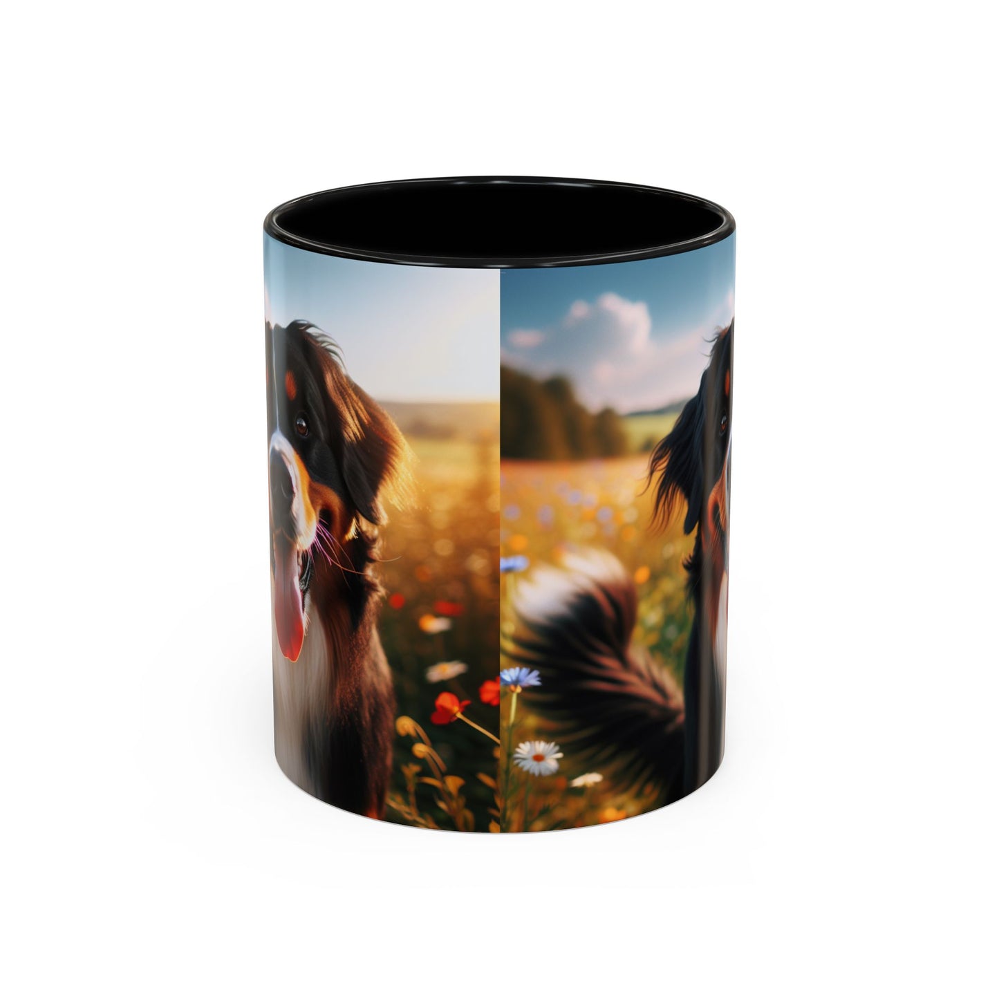 Bernese Mountain Dog Accent Coffee Mug - Perfect Gift for Dog Lovers