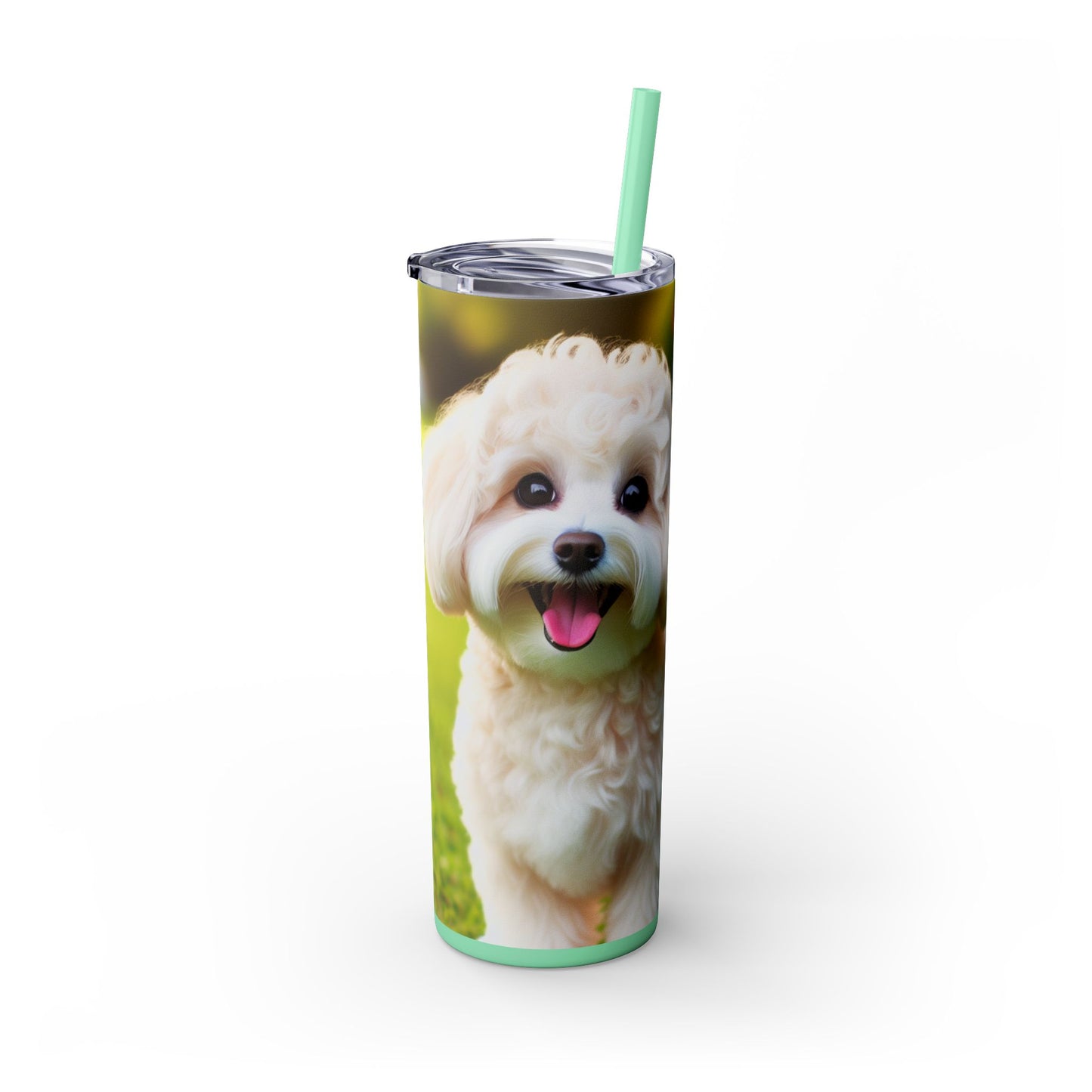 Maltipoo Tumbler with Straw, 20oz