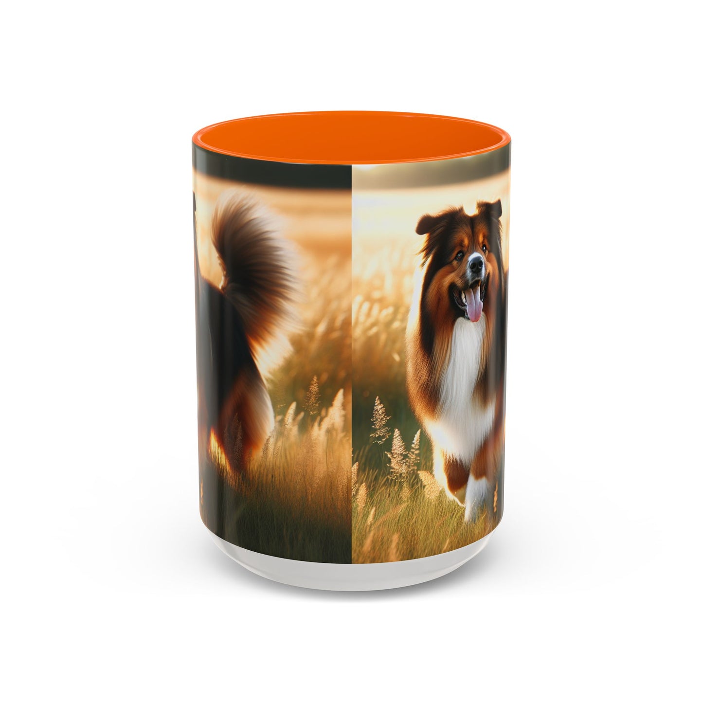 Bohemian Shepherd Accent Coffee Mug - Perfect Gift for Dog Lovers