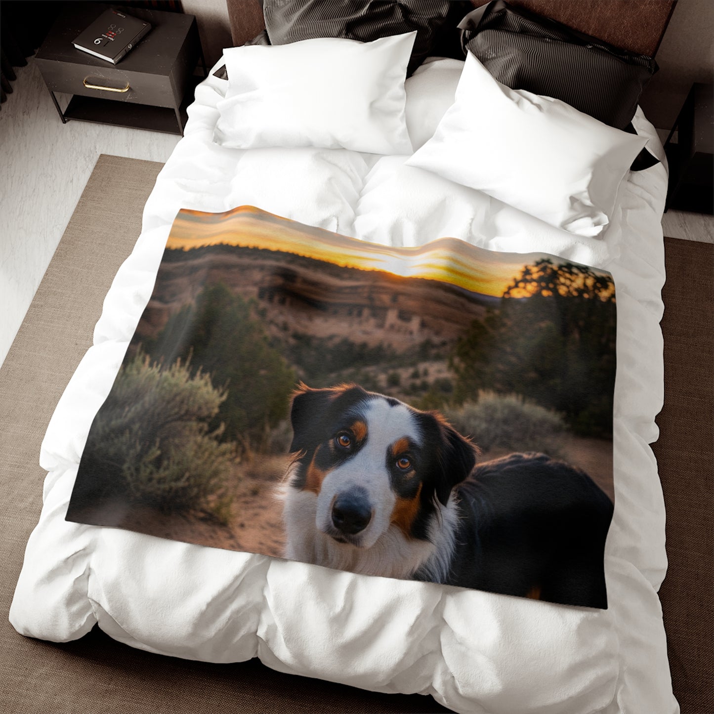 English Shepherd Dog Blanket