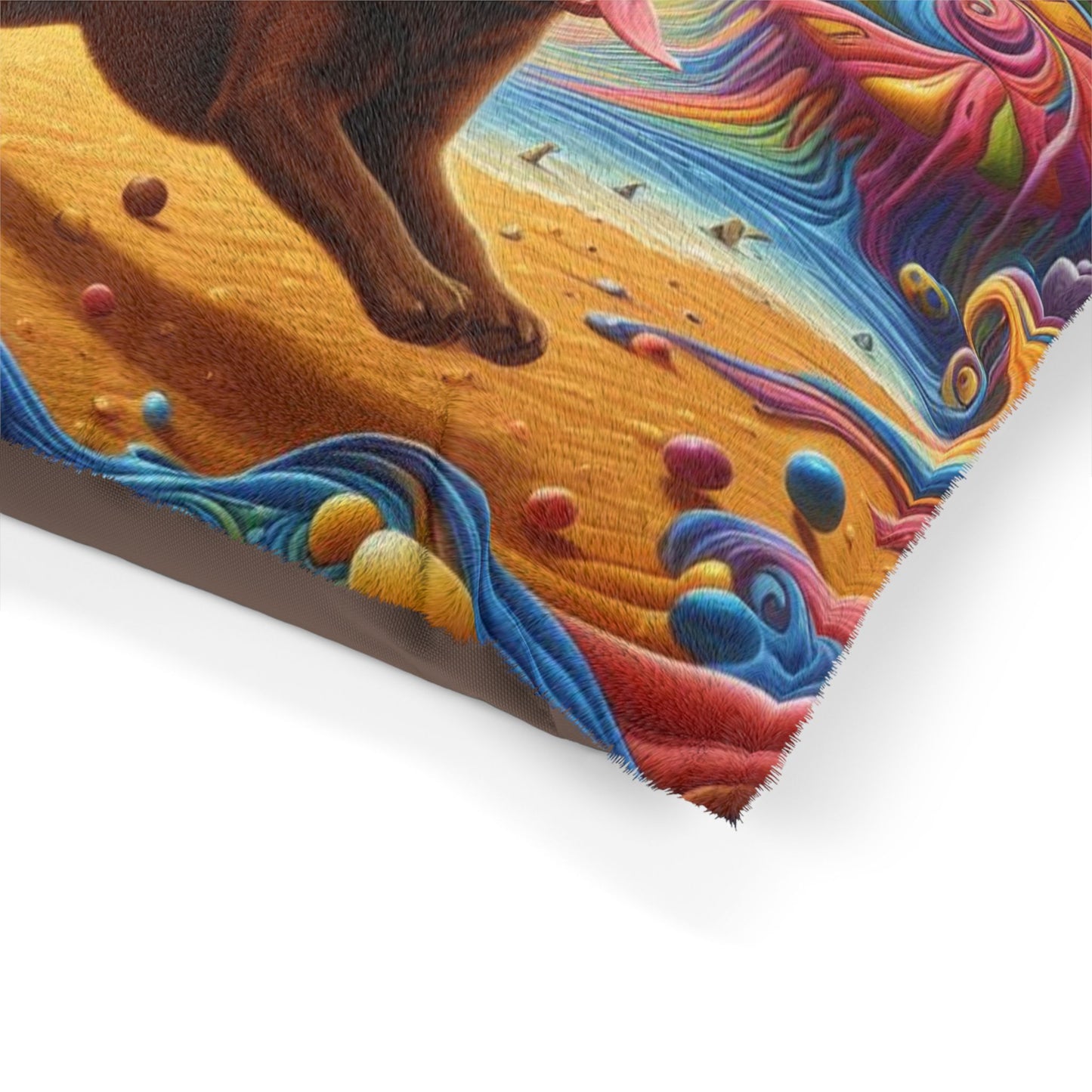 Chocolate Labrador Pet Bed