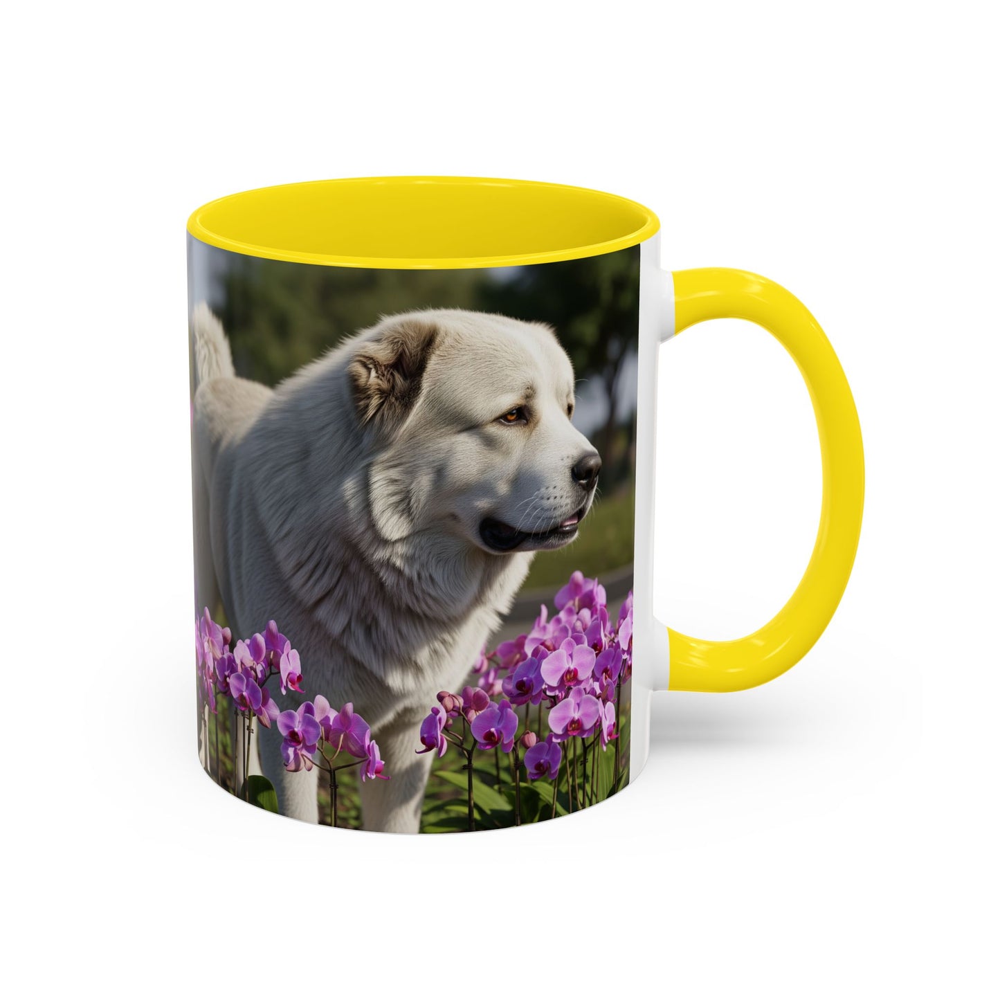 Caucasian Shepherd Dog Accent Coffee Mug - Perfect Gift for Dog Lovers