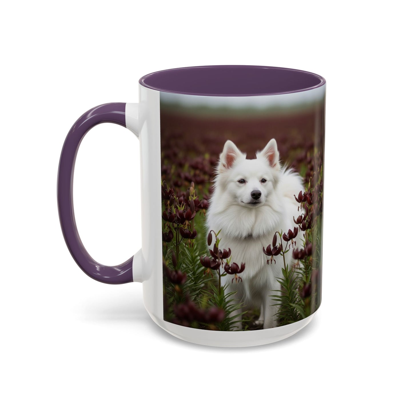 American Eskimo Dog Accent Coffee Mug - Perfect Gift for Dog Lovers