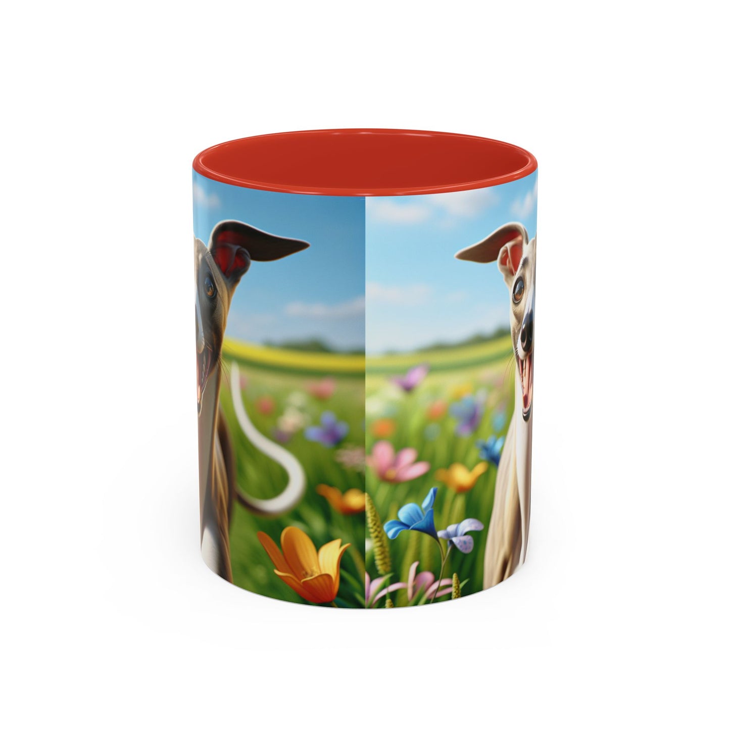 Whippet Accent Coffee Mug - Perfect Gift for Dog Lovers