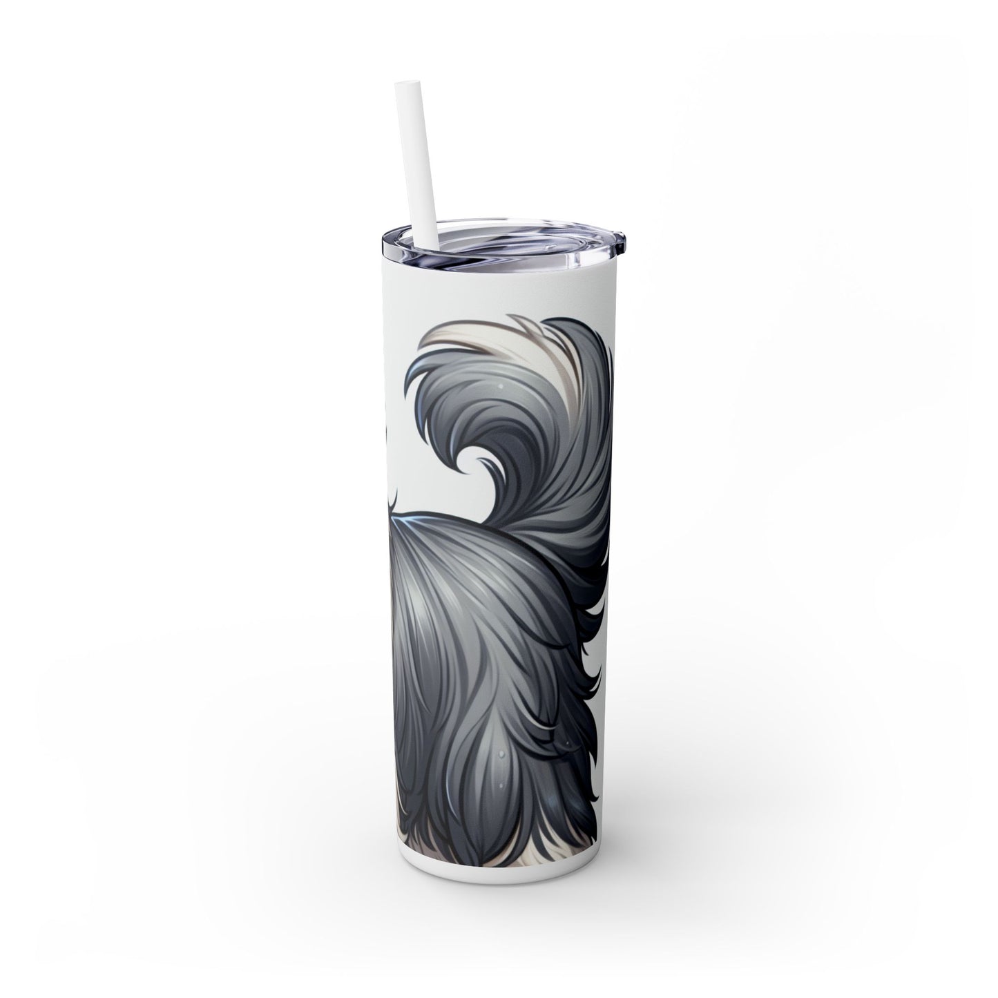 Old English Sheepdog Tumbler with Straw, 20oz